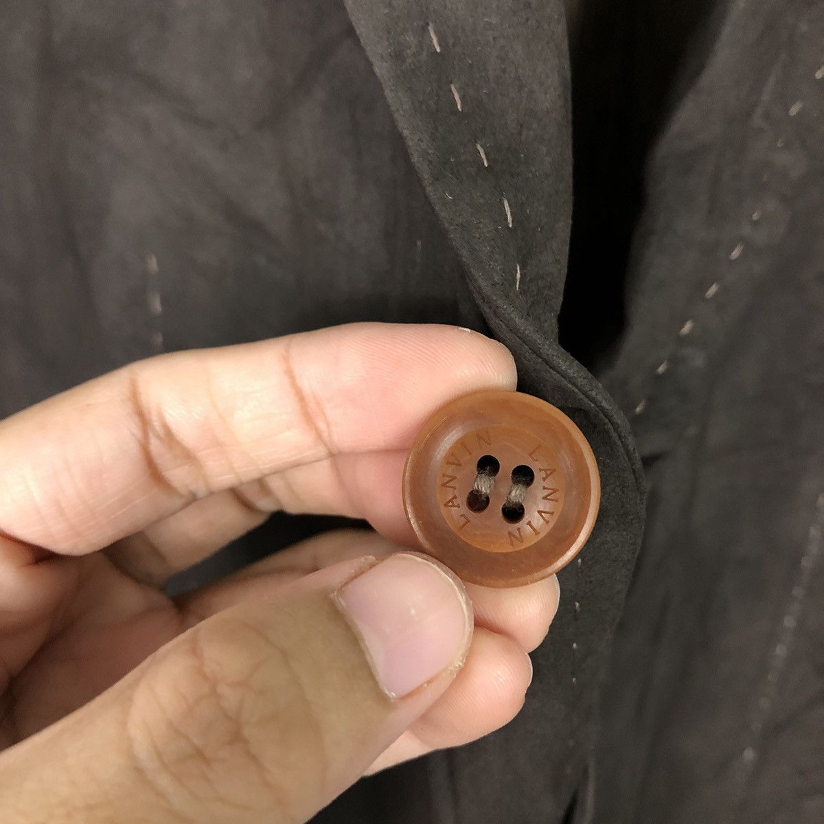 Lanvin 📌Rich Brown Vintage Chore Jacket Lanvin Collection Size US M / EU 48-50 / 2 - 17 Thumbnail