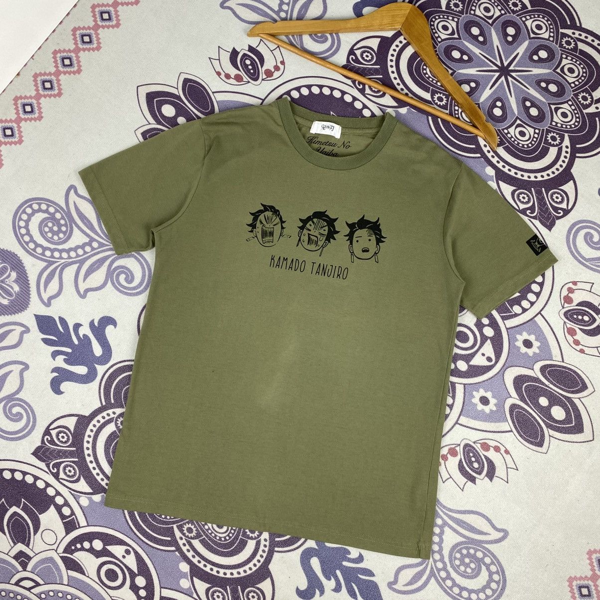 Anime Rare🔥Kamado Tanjiro Anime Shirt Big Logo Spell Out Size US M / EU 48-50 / 2 - 2 Thumbnail