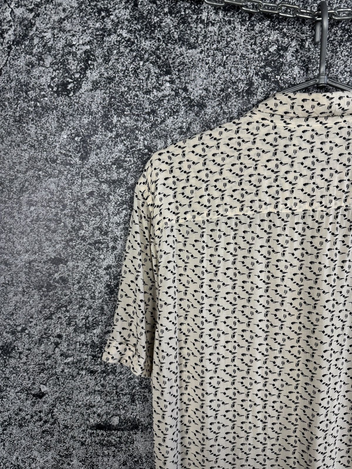 Allsaints Men’s Allsaints Notes Short Sleeve Shirt Button Up Size S Size US S / EU 44-46 / 1 - 11 Thumbnail