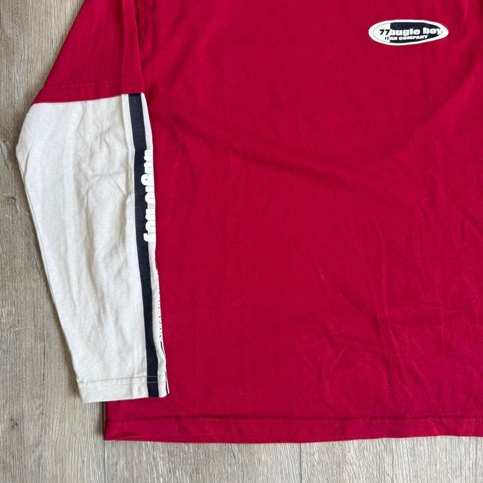 Bugle Boy Vintage 90s bugle boy double long sleeve t-shirt Size US M / EU 48-50 / 2 - 5 Thumbnail