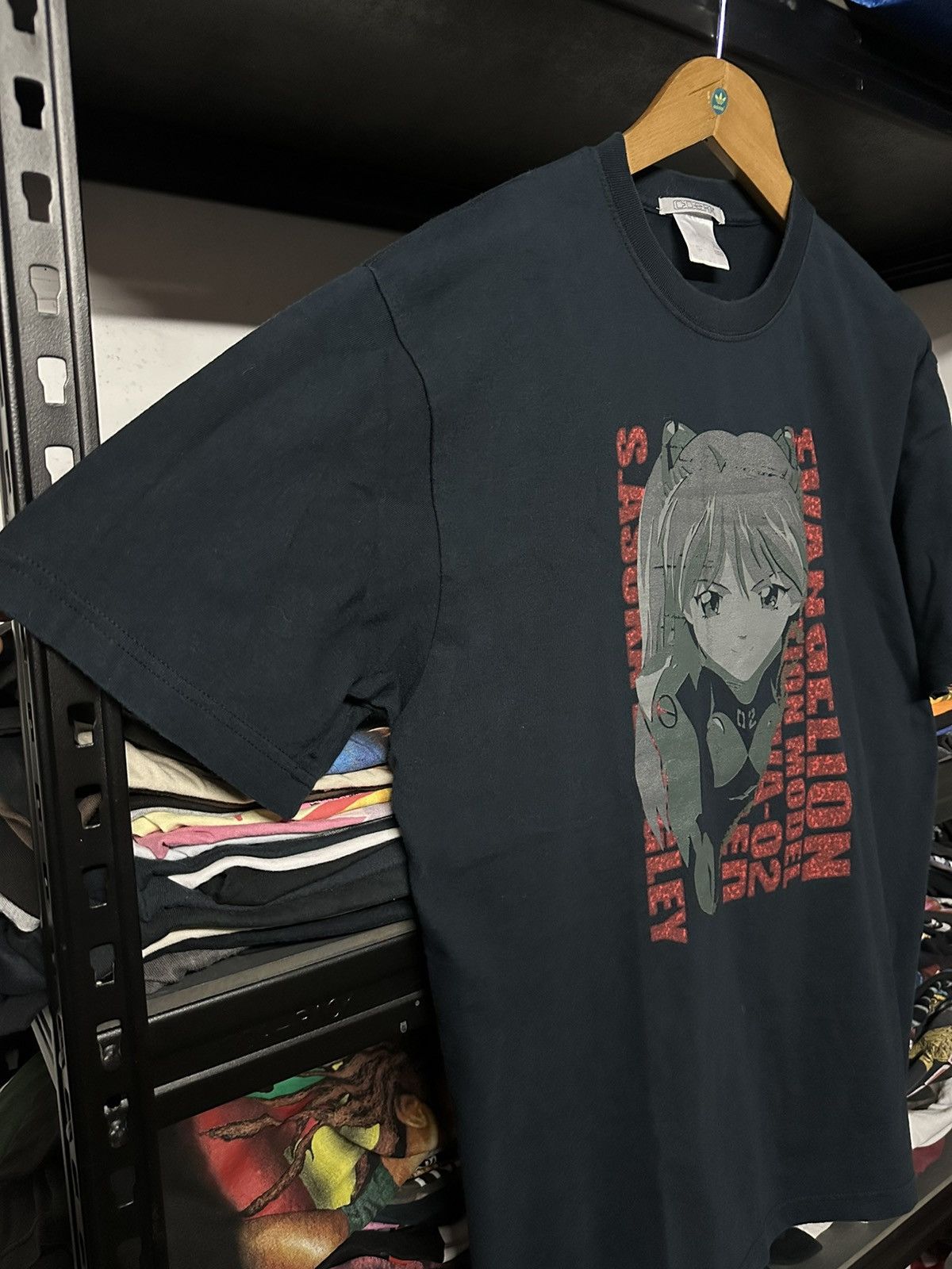 Anime Vintage Cospa Evangelion Rei Ayanami Anime Faded Tee Size US XL / EU 56 / 4 - 6 Thumbnail