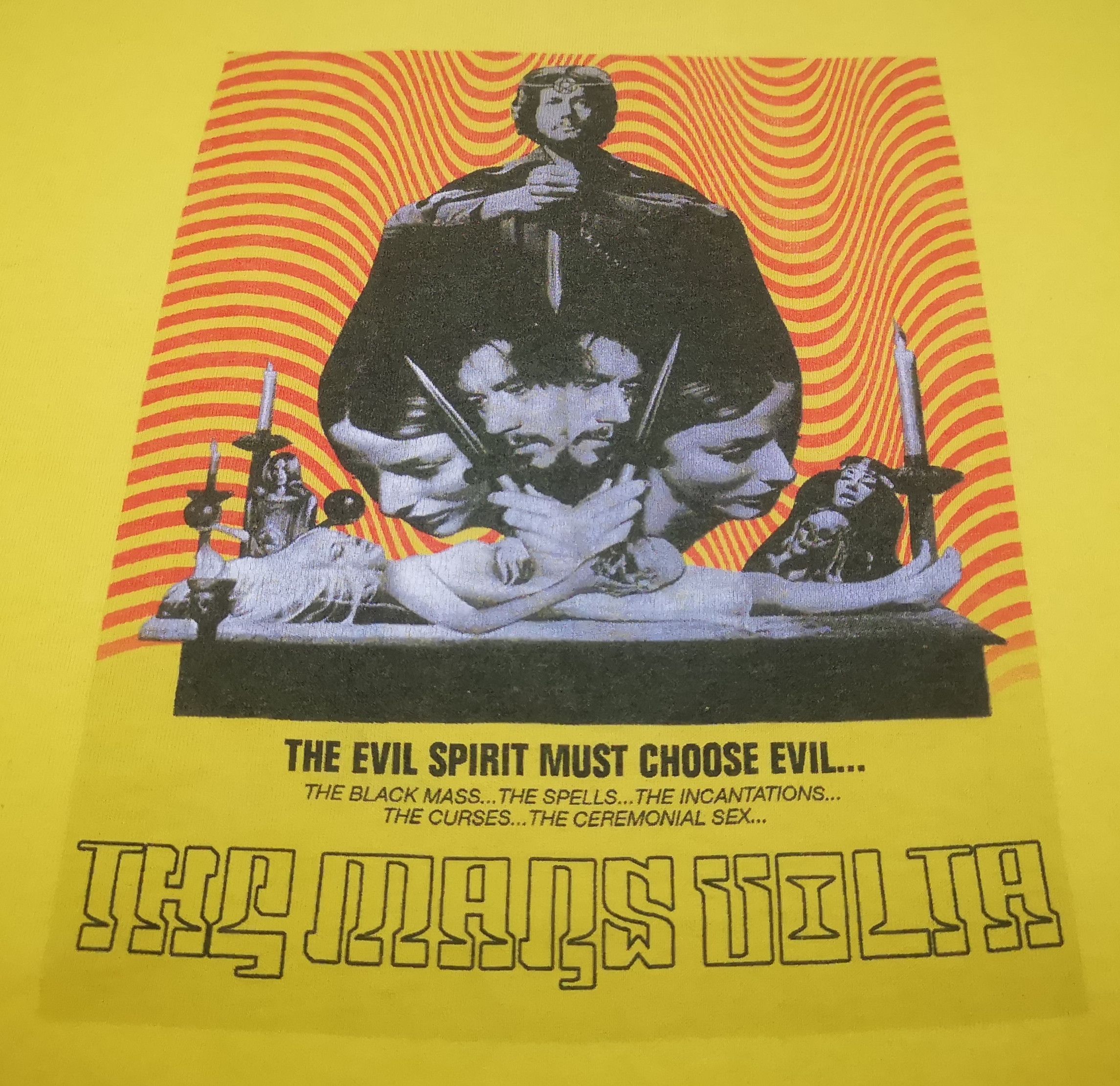 Band Tees × Vintage Vintage THE MARS VOLTA Band EVIL SPIRIT MUST CHOOSE EVIL Tee Size US L / EU 52-54 / 3 - 5 Thumbnail
