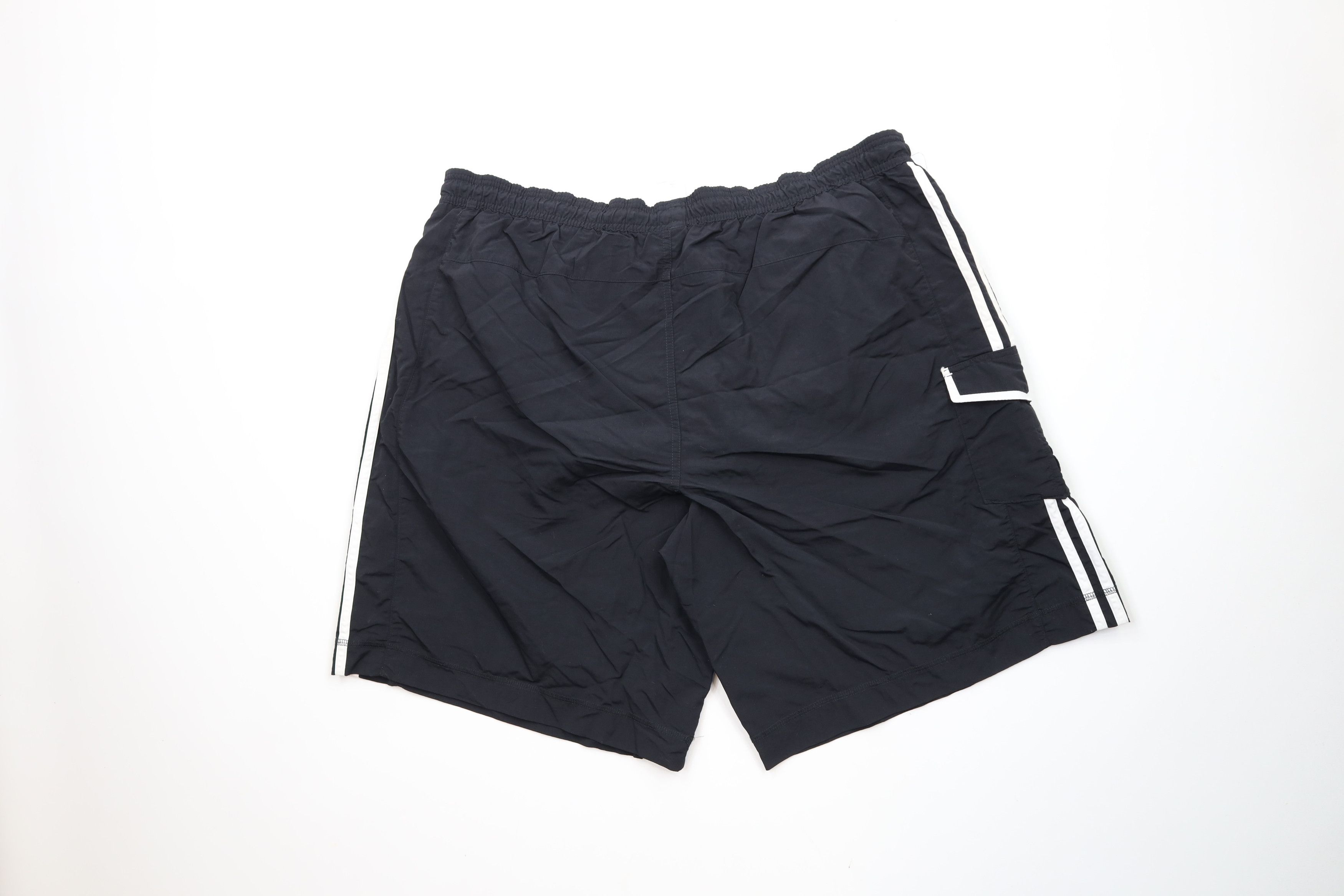 Adidas × Vintage Vintage Adidas Spell Out Striped Lined Running Soccer Shorts Size US 38 / EU 54 - 9 Thumbnail