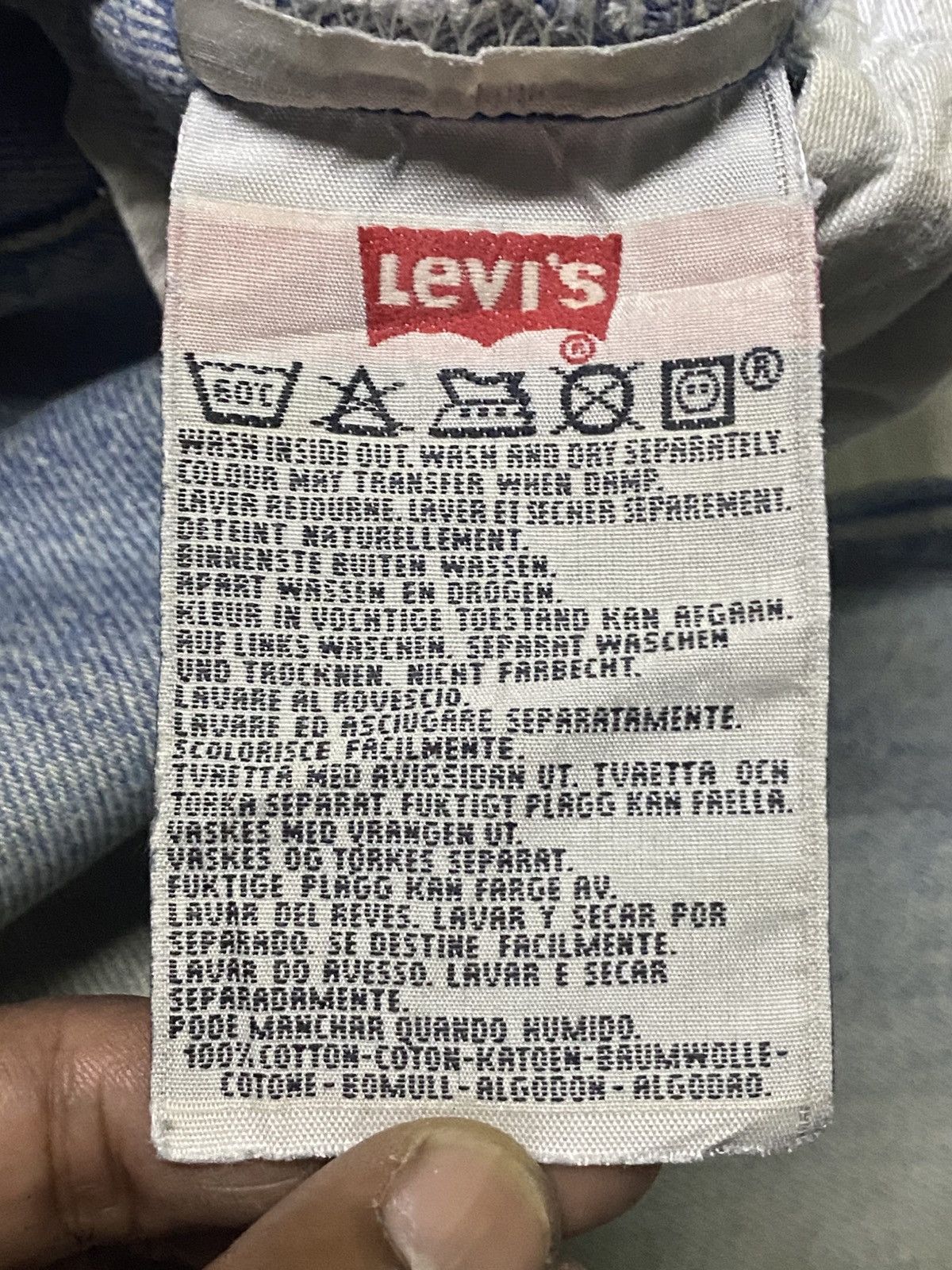 Levi's Vintage Levis 501 Grunge Mud Wash Distressed Jeans Size US 28 / EU 44 - 16 Thumbnail