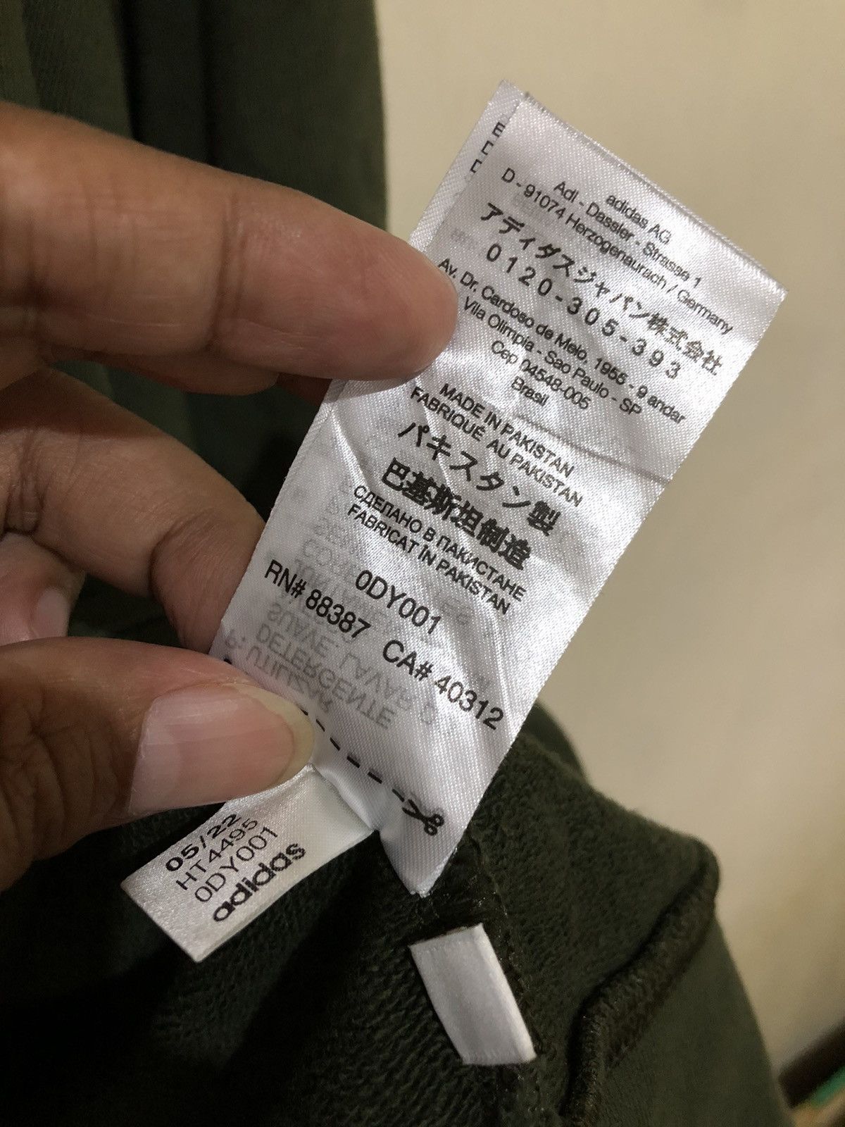 Japanese Brand × Y-3 × Yohji Yamamoto Yohji Yamamoto Y-3 Green Crewneck Sweatshirt Size US XL / EU 56 / 4 - 6 Thumbnail