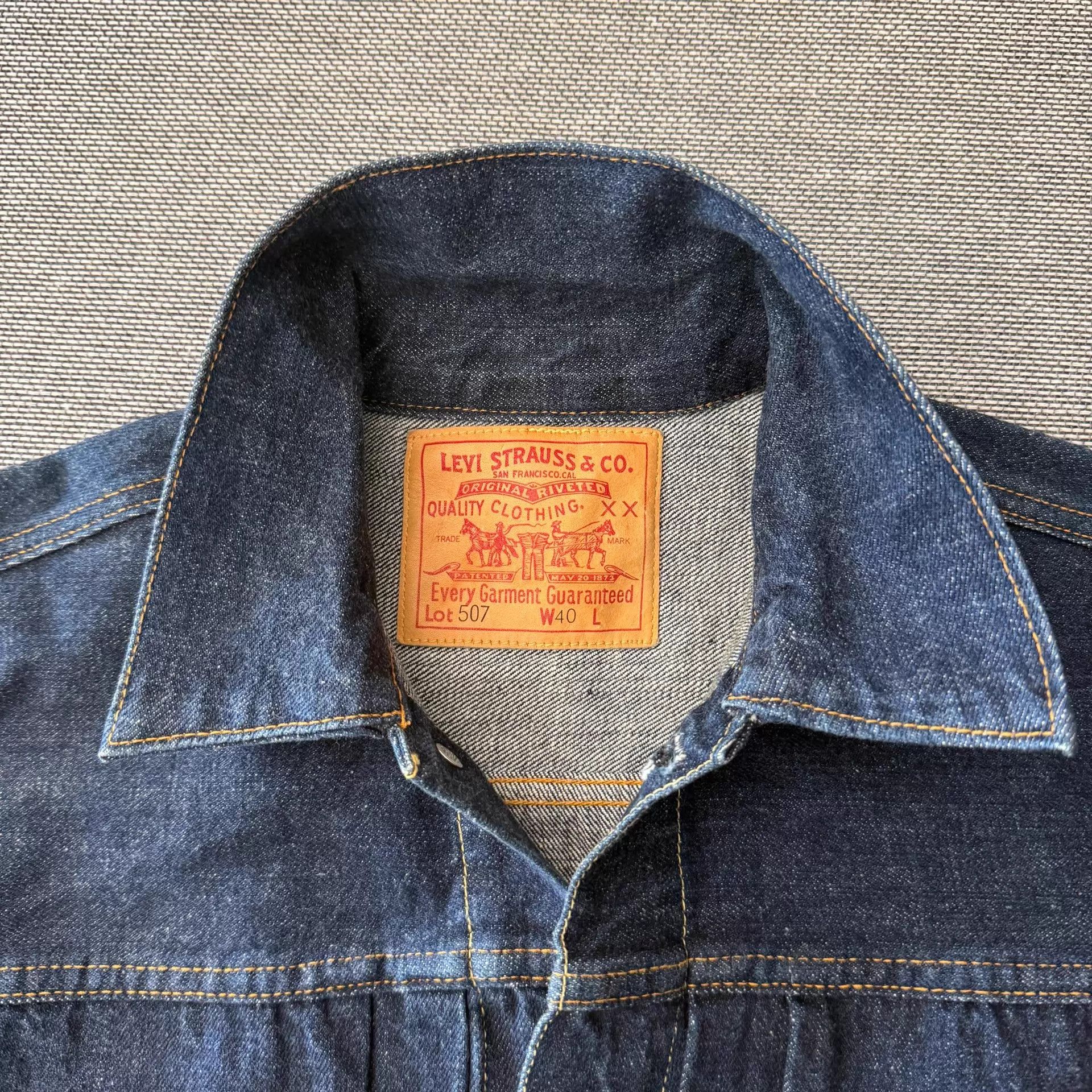 Levi's Levi's Lvc507 Type2 822 Factory Denim Jacket 2000 Size 40 Size US M / EU 48-50 / 2 - 3 Thumbnail
