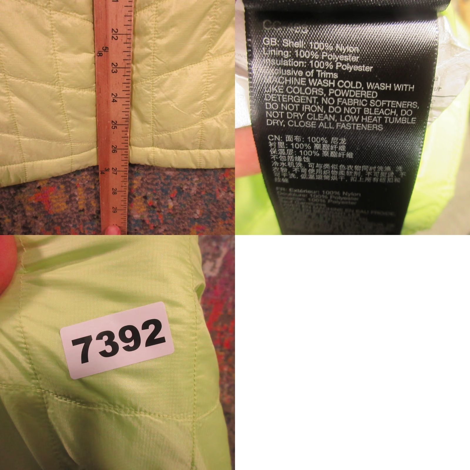 Marmot Marmot Calen Quilted Puffer Jacket Women's M HIVIS Yellow Lightweight Primaloft Jacket Size M / US 6-8 / IT 42-44 - 9 Thumbnail