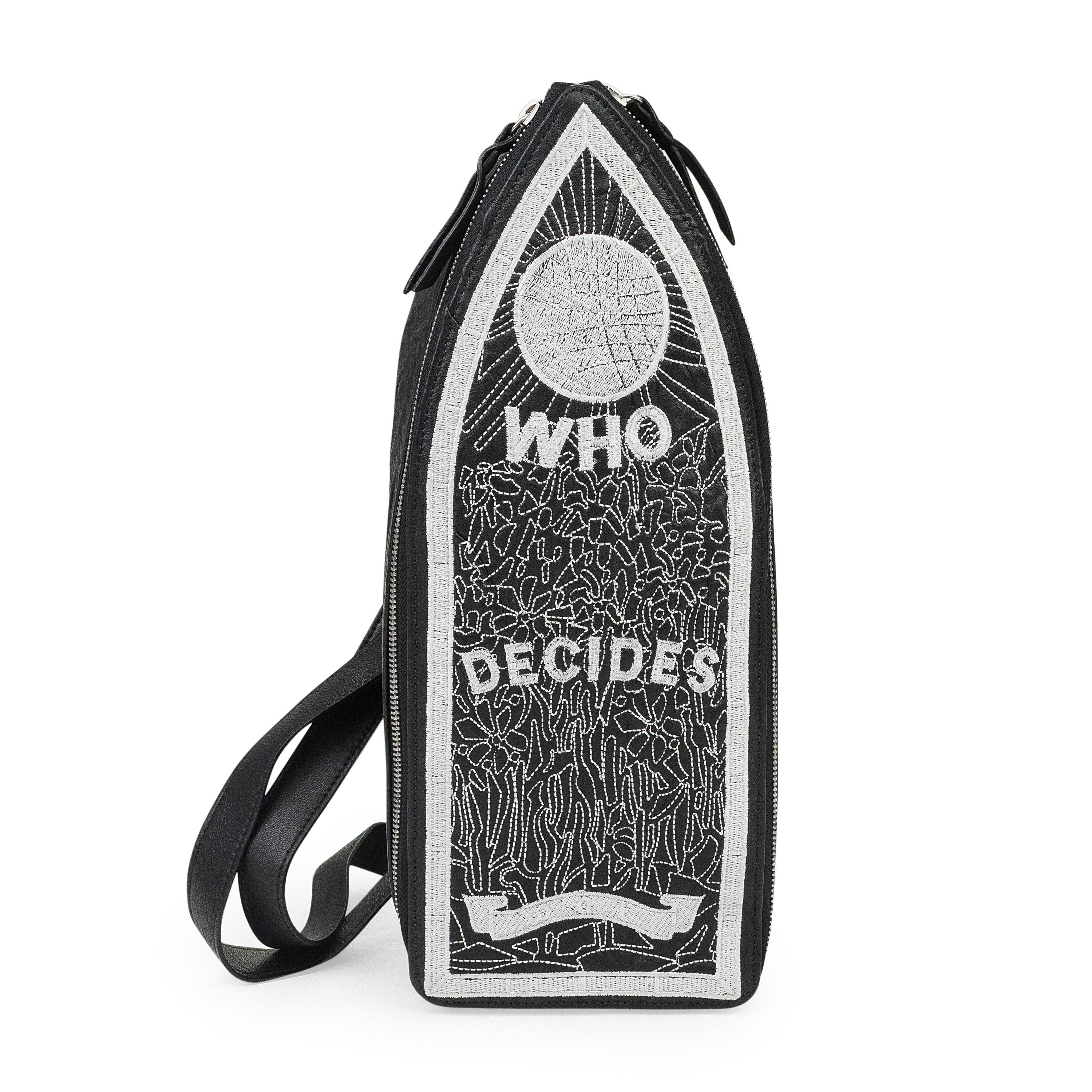 Who Decides War Who Decides War BLACK EMBROIDERED CROSSBODY BAG SIZE OS Size ONE SIZE - 1 Thumbnail