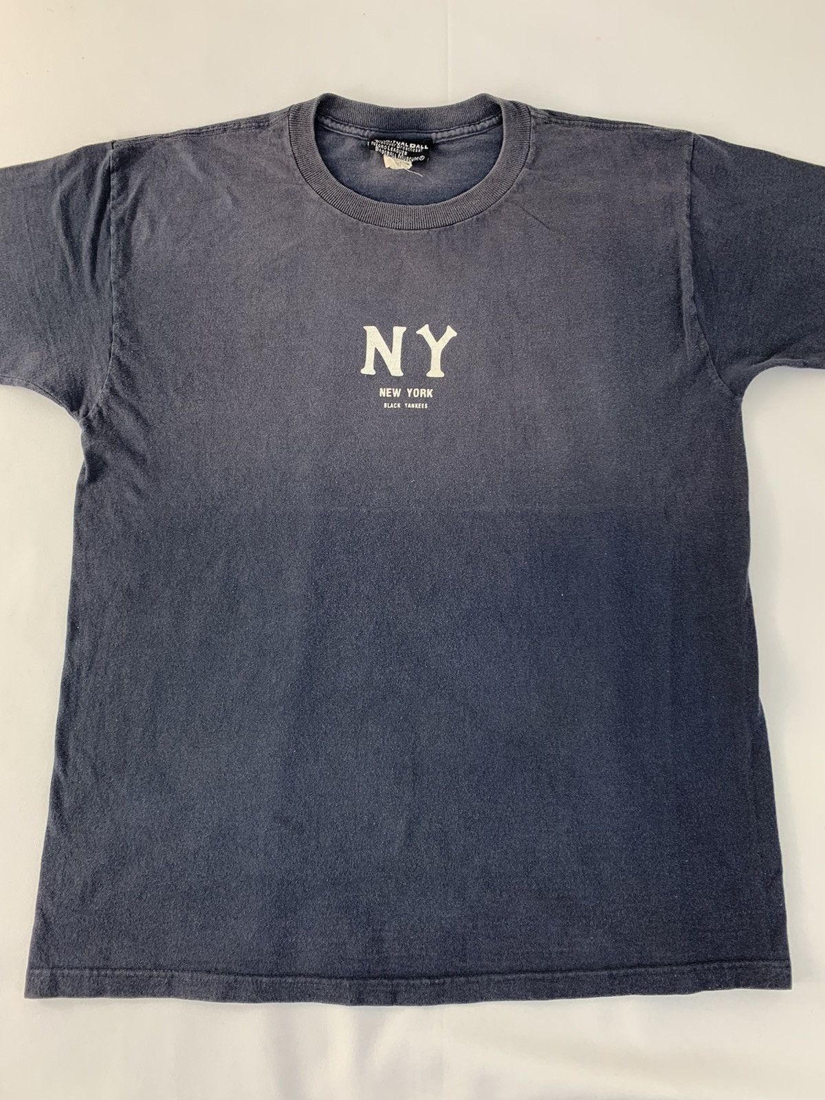 Vintage NY Black Yankees Negro League Baseball Museum Spell Out Tee Size US M / EU 48-50 / 2 - 3 Thumbnail