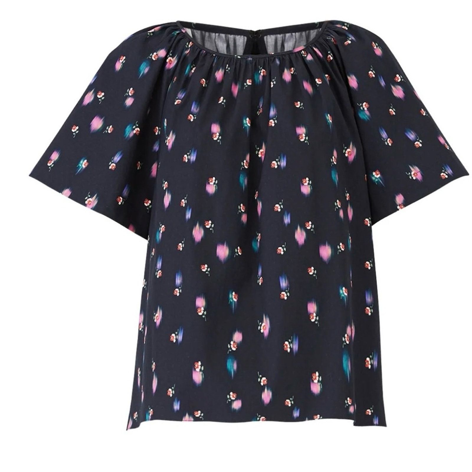 Rebecca Taylor Rebecca Taylor $275 Flutter Sleeve Blouse Size 12 Size XL / US 12-14 / IT 48-50 - 4 Thumbnail