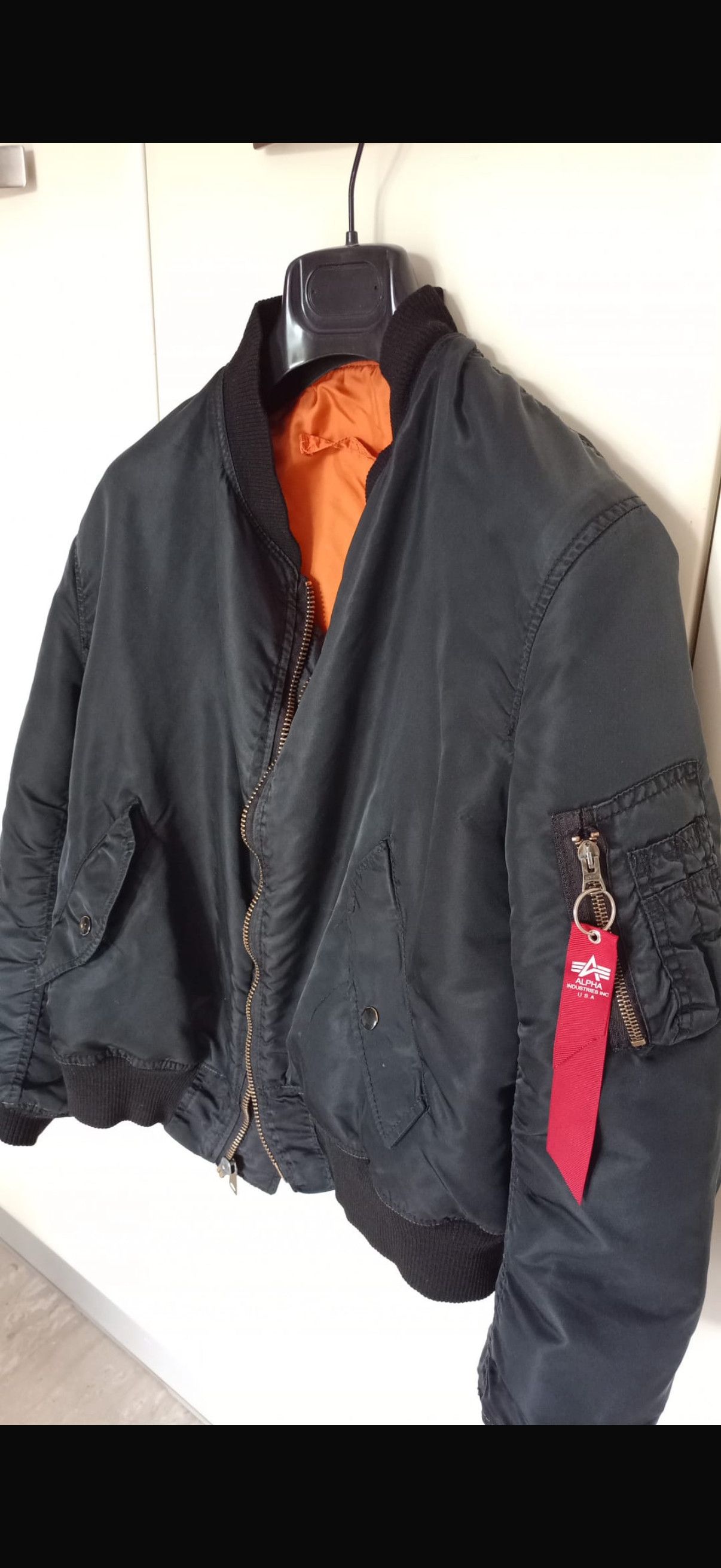 Alpha Industries Vintage Alpha Industries U.S Air Force Bomber Jacket MA-1 Size US L / EU 52-54 / 3 - 16 Thumbnail