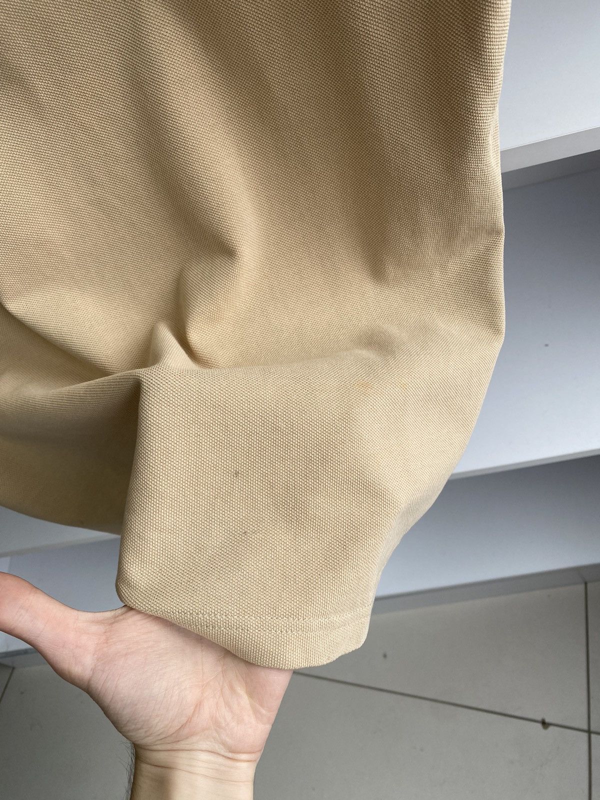 Burberry × Vintage Vintage Burberry Beige Luxury Polo T-Shirt Size US L / EU 52-54 / 3 - 11 Thumbnail