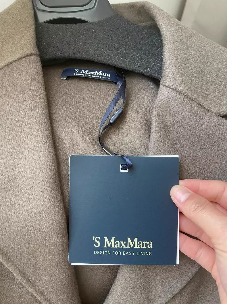 Max Mara Max Mara Classic mid-length solid wool coat with lace-up l Size XS / US 0-2 / IT 36-38 - 2 Thumbnail