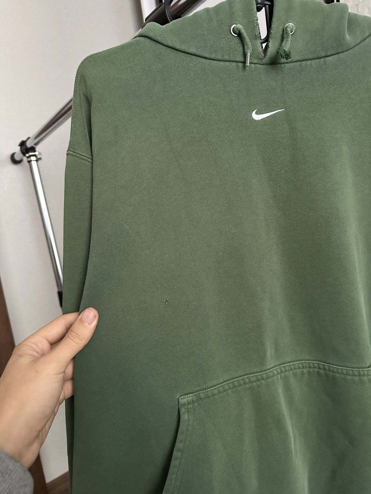 Nike Nike Hoodie Pullover Vintage Center Swoosh 90s USA Size US XL / EU 56 / 4 - 15 Thumbnail