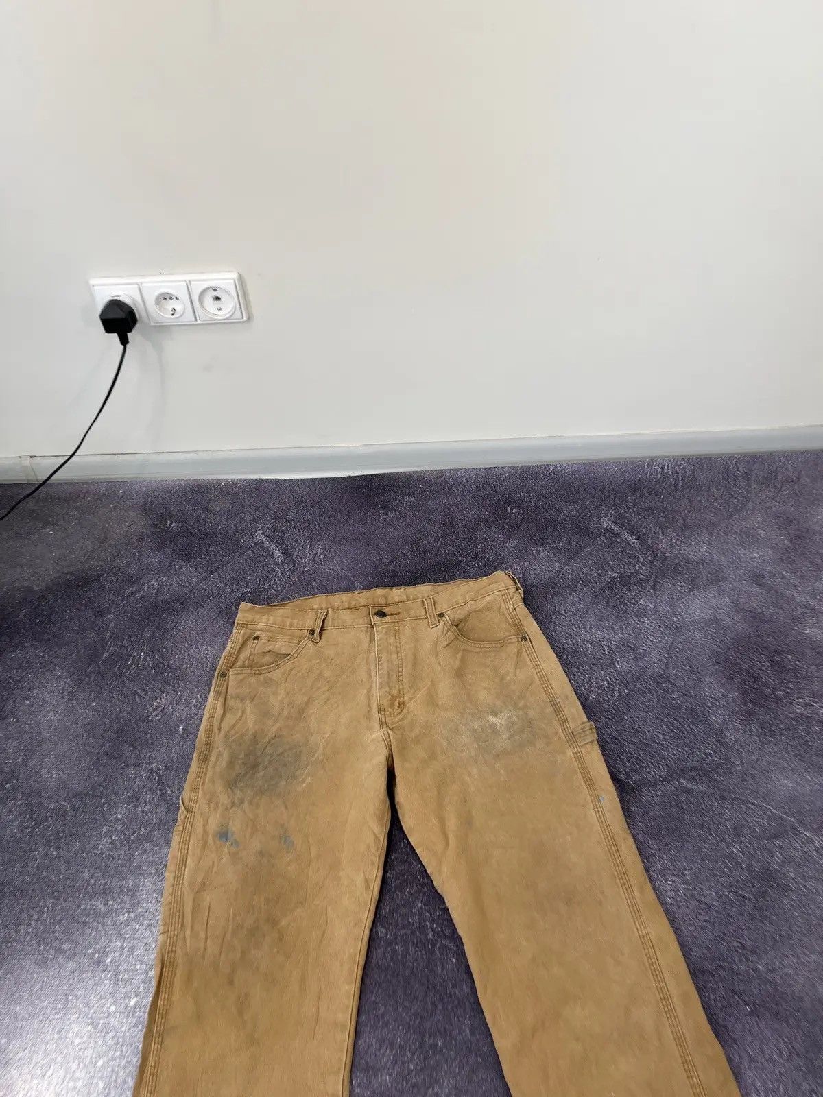 Dickies × Vintage Vintage Dickies Distressed Work Hype Carpenter Pants Size US 34 / EU 50 - 8 Thumbnail
