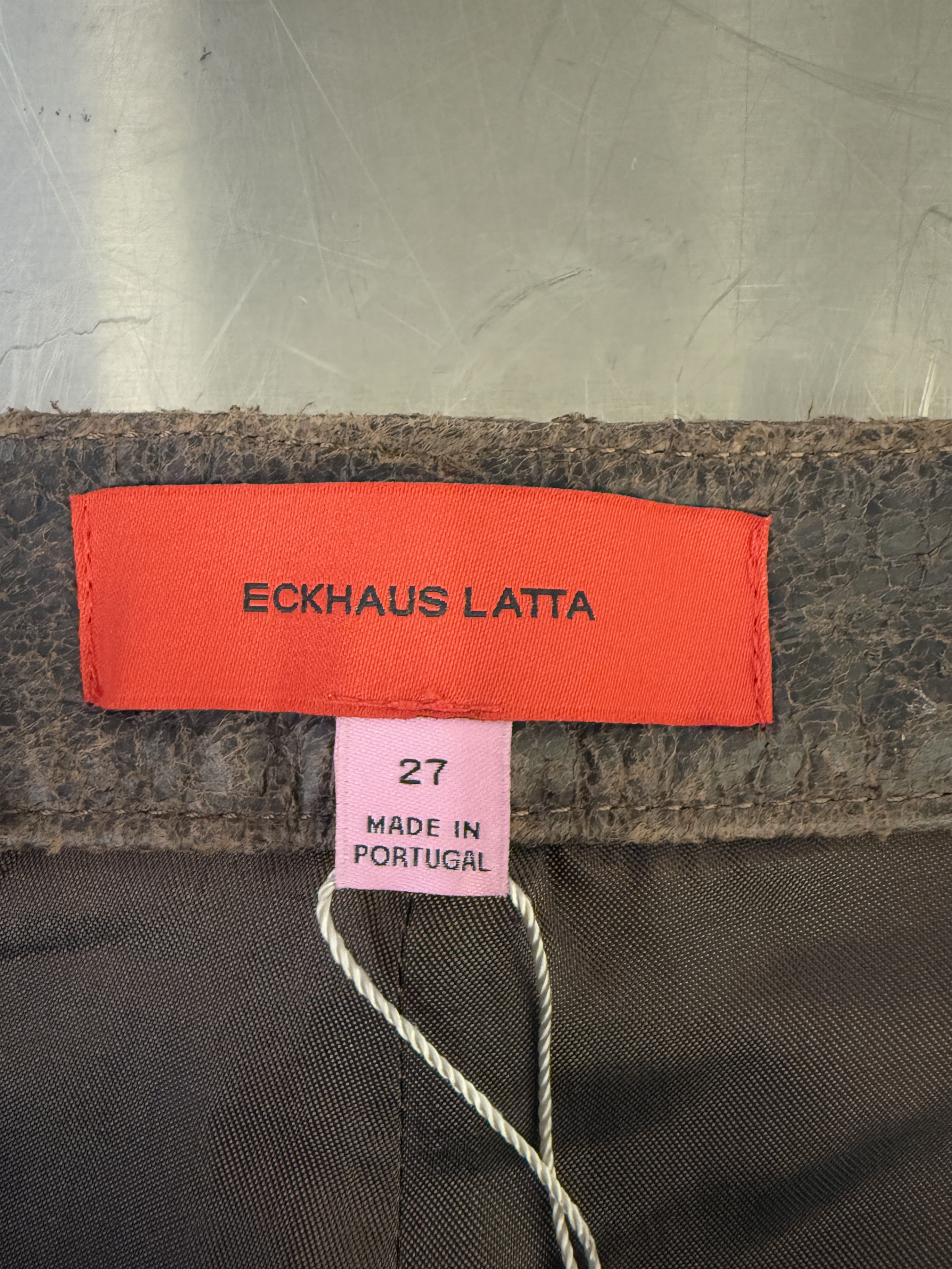 Eckhaus Latta $1600 Eckhaus Latta Hide Pants Size US 27 - 10 Thumbnail
