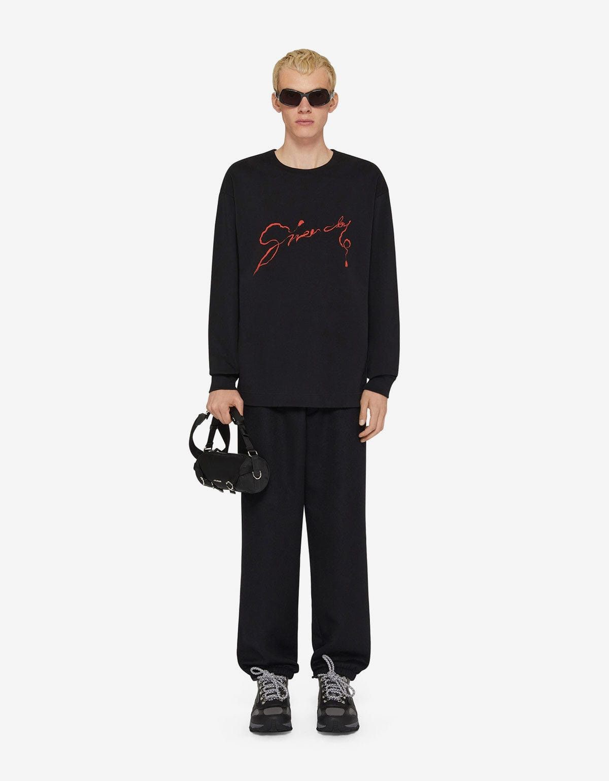 Givenchy Givenchy Black Print LS T-Shirt Size US XL / EU 56 / 4 - 3 Thumbnail