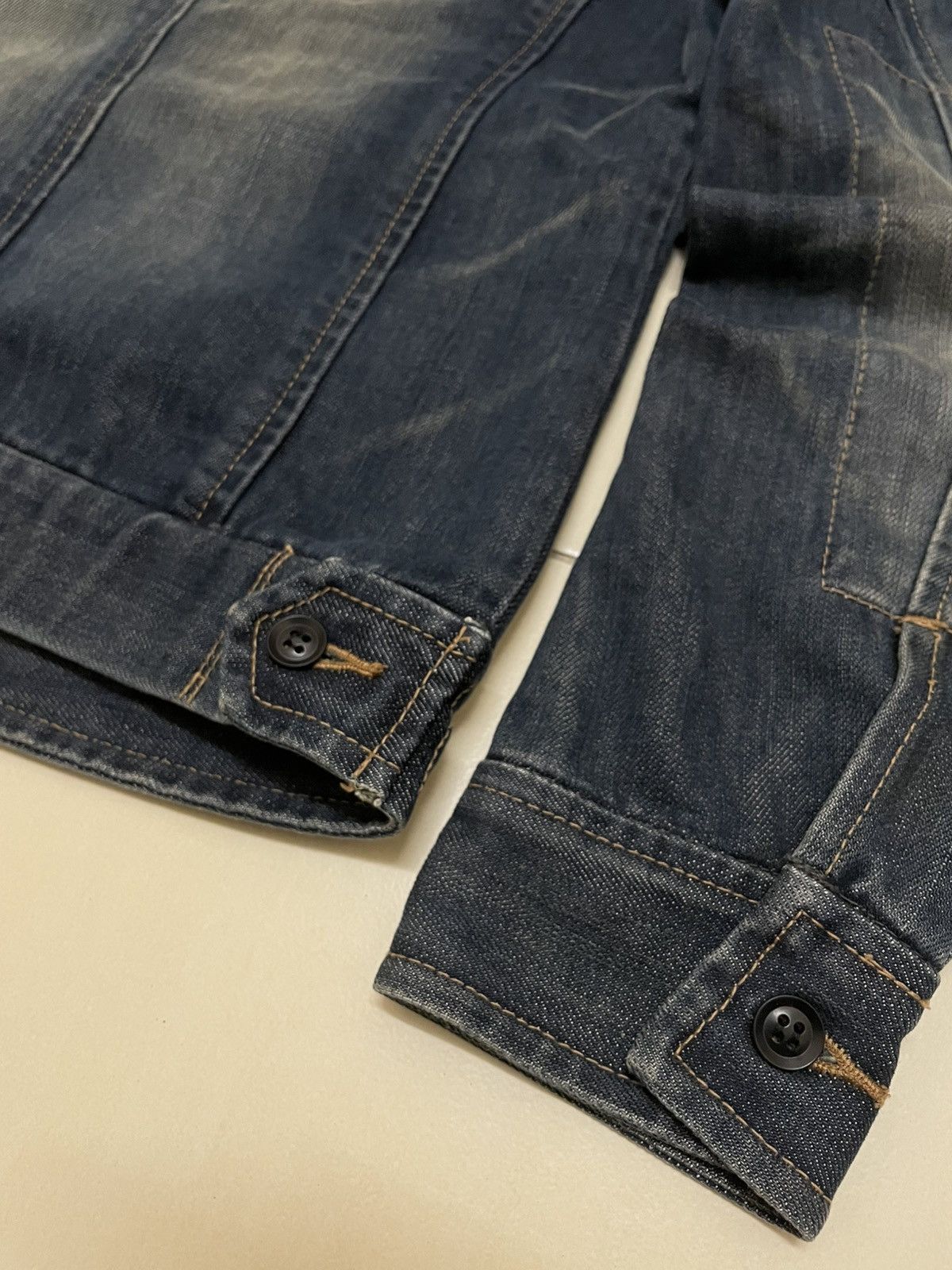 Japanese Brand RNA Inc. Woman Denim Bikers Jacket Size M / US 6-8 / IT 42-44 - 10 Thumbnail