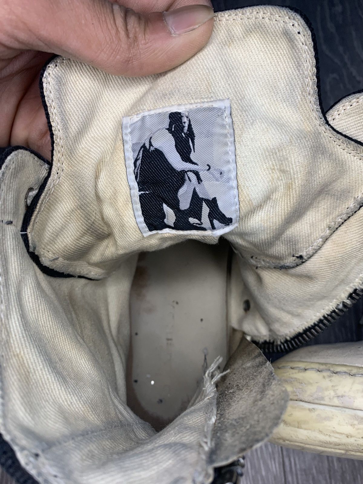 Rick Owens Drkshdw rick owen ramones high top Size US 10 / EU 43 - 7 Thumbnail