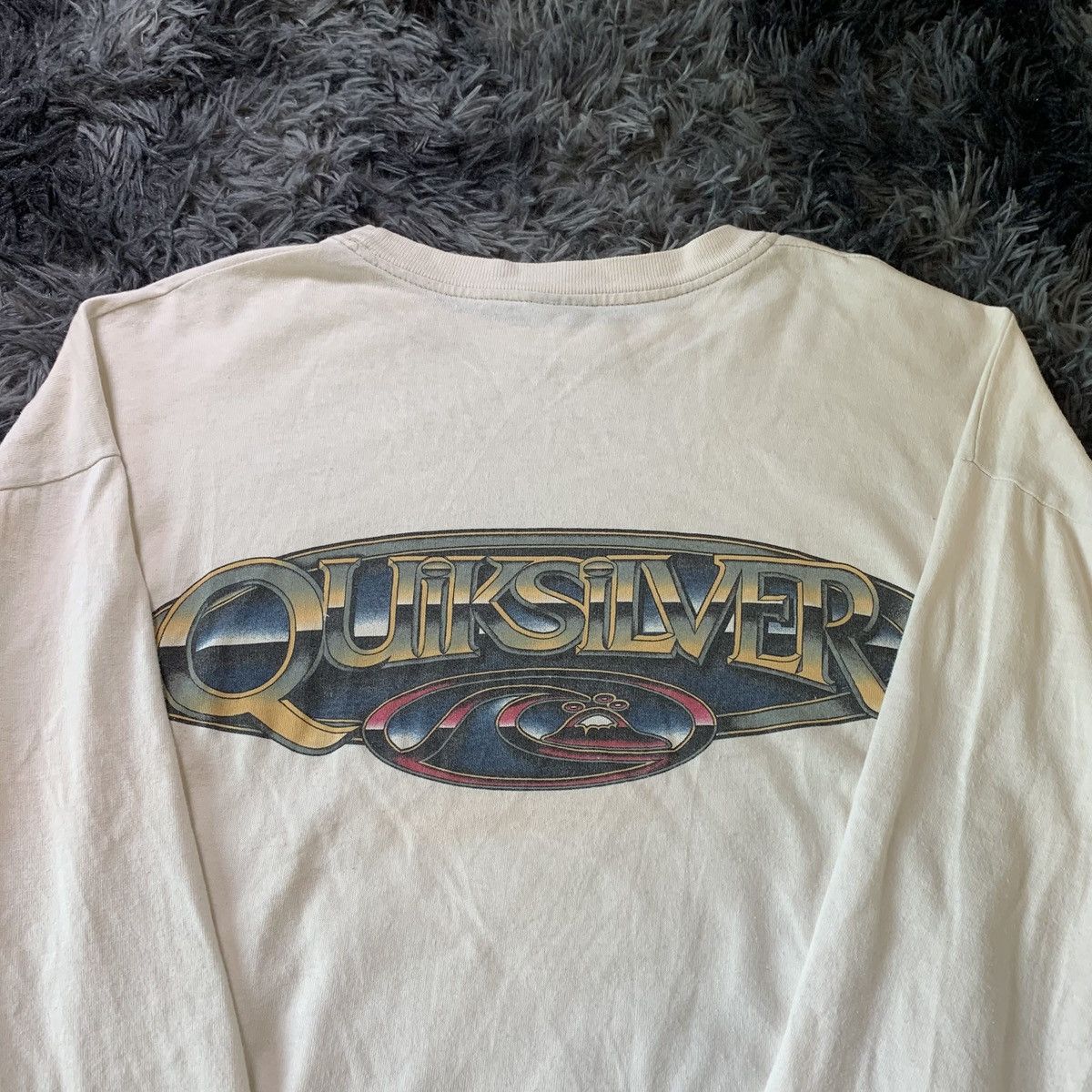 Other QUIKSILVER Vintage Graphic Long Sleeve Tee 90s-00s Size US XL / EU 56 / 4 - 1 Thumbnail