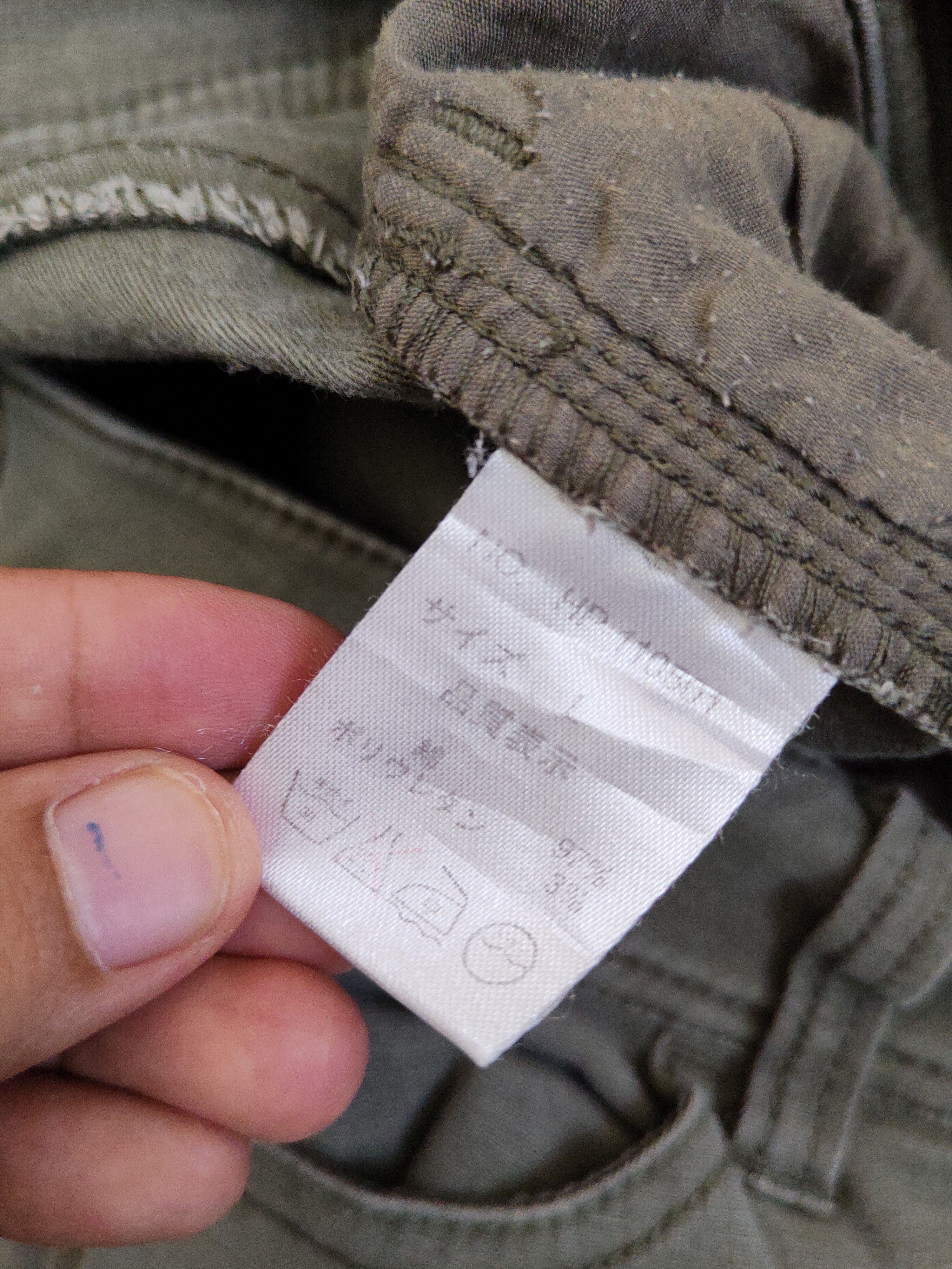 Japanese Brand H.Market Green Faded Multipocket Tactical Cargo Pants #W1912 Size US 32 / EU 48 - 12 Thumbnail