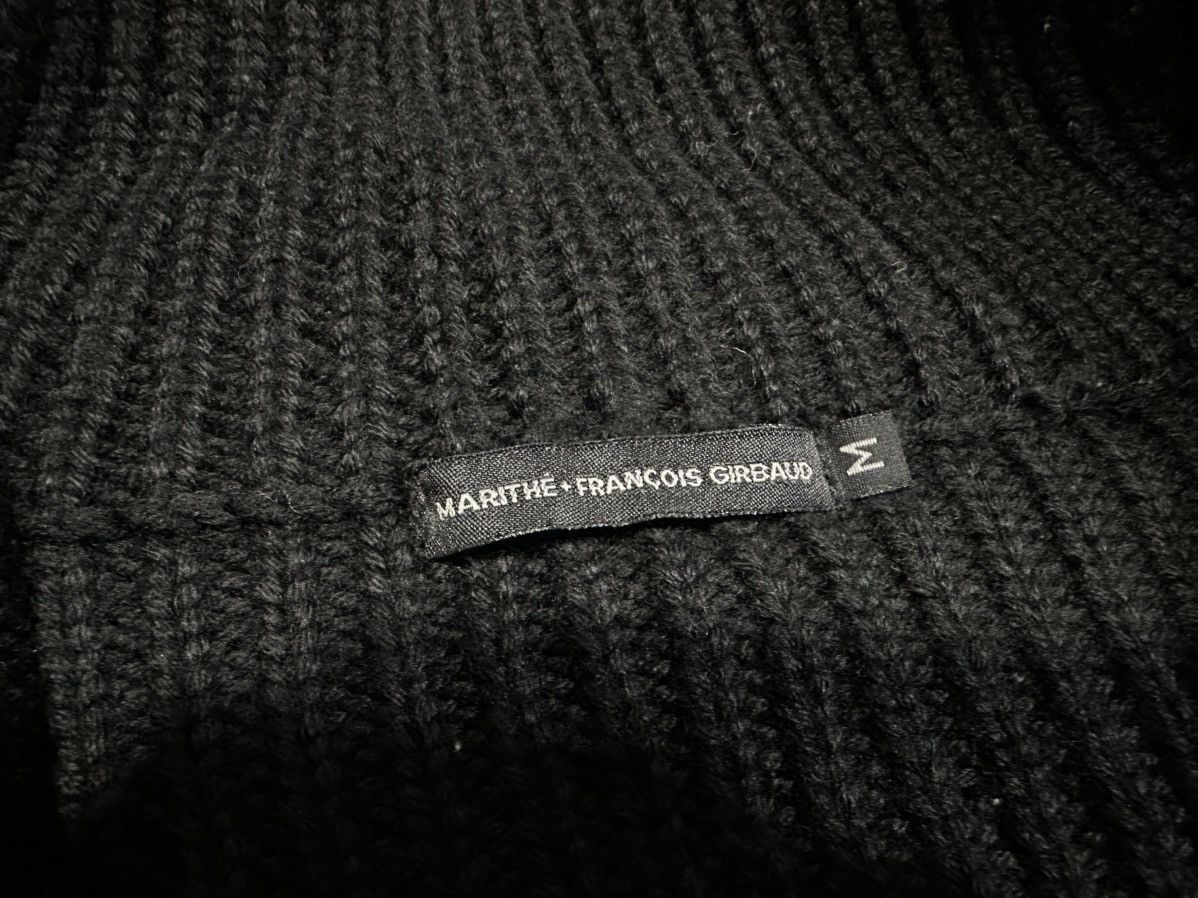 If Six Was Nine × Le Grande Bleu (L.G.B.) × Marithe + Francois Girbaud 🔥Y2K Archived Marithe Francois Girbaud Cable Knit Zip Jacket Size US M / EU 48-50 / 2 - 15 Thumbnail