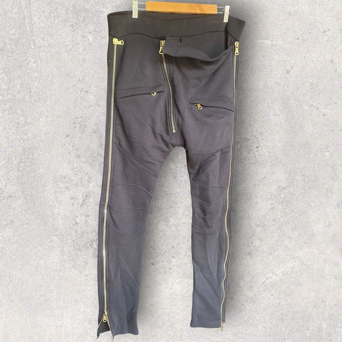 Balmain Balmain Zippered Lounge Pants Size US 34 / EU 50 - 2 Thumbnail