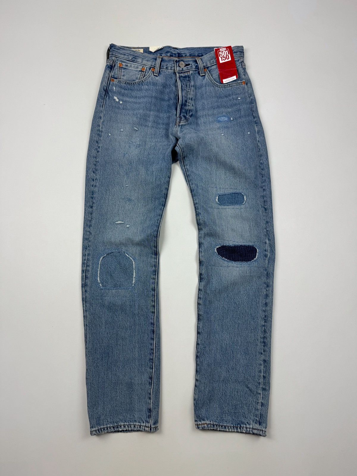 Levi's NWT Levi’s 501 150th Anniversary Repaired Washed Denim Jeans Size US 30 / EU 46 - 3 Thumbnail