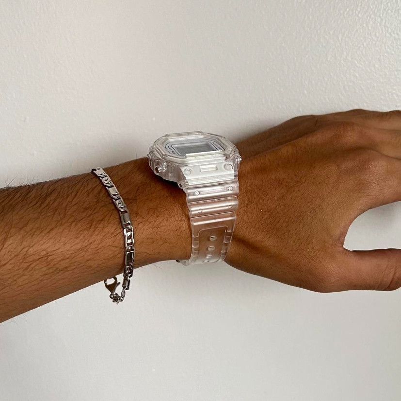 Jewelry × Vintage y2k 2000s vintage retro style transparent digital watch Size ONE SIZE - 4 Thumbnail