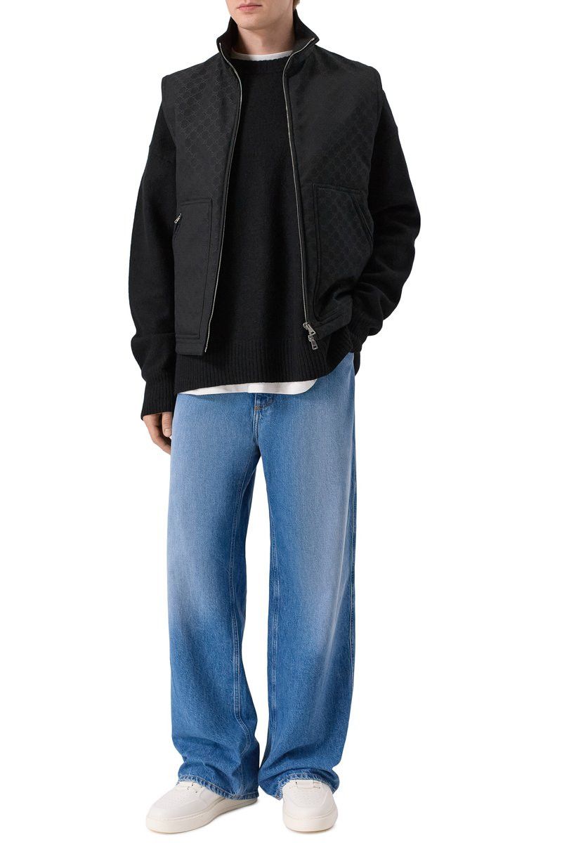 Gucci o1la5ras0626 GG Cotton Ripstop Gilet Vest in Black Size US L / EU 52-54 / 3 - 2 Thumbnail
