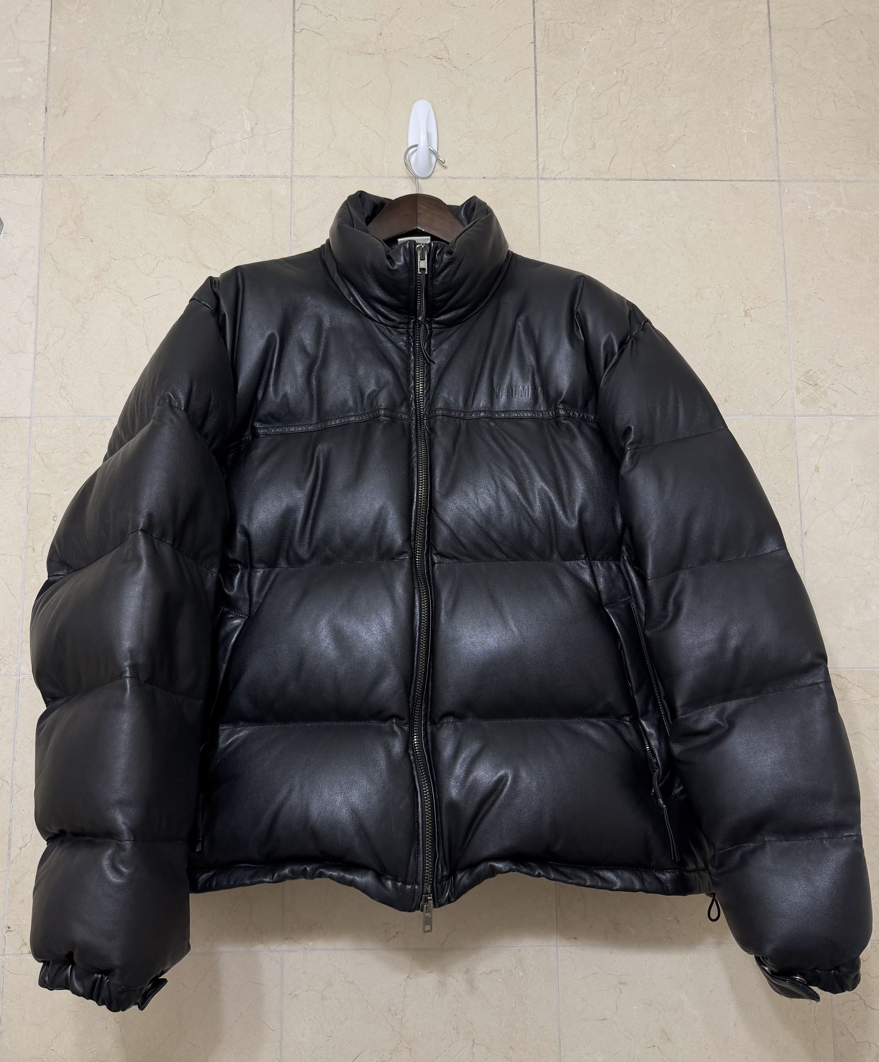 Vetements Vetements Leather Down Puffer Jacket Size US M / EU 48-50 / 2 - 3 Thumbnail