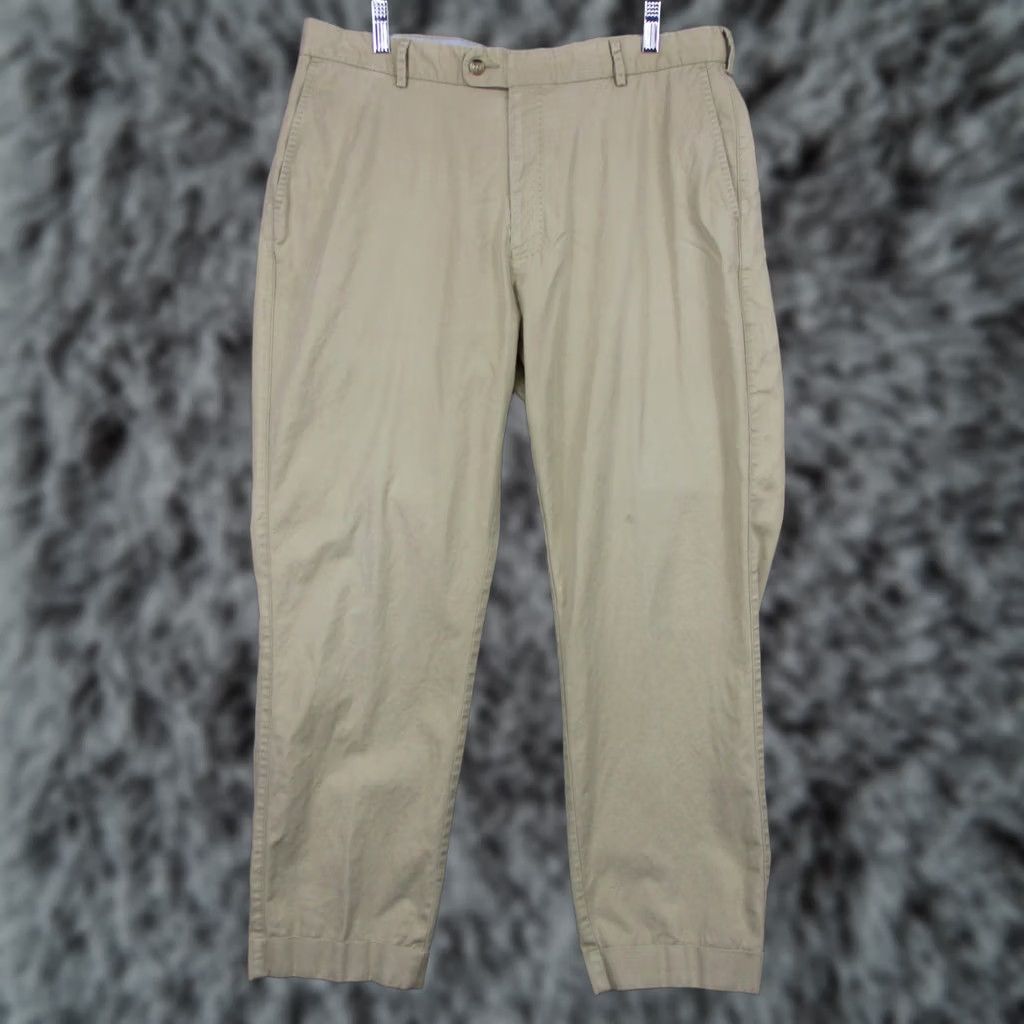 Peter Millar Peter Millar Chino Pants Mens 38x30 Beige Pima Cotton Stretch Casual Khaki Size US 38 / EU 54 - 1 Thumbnail