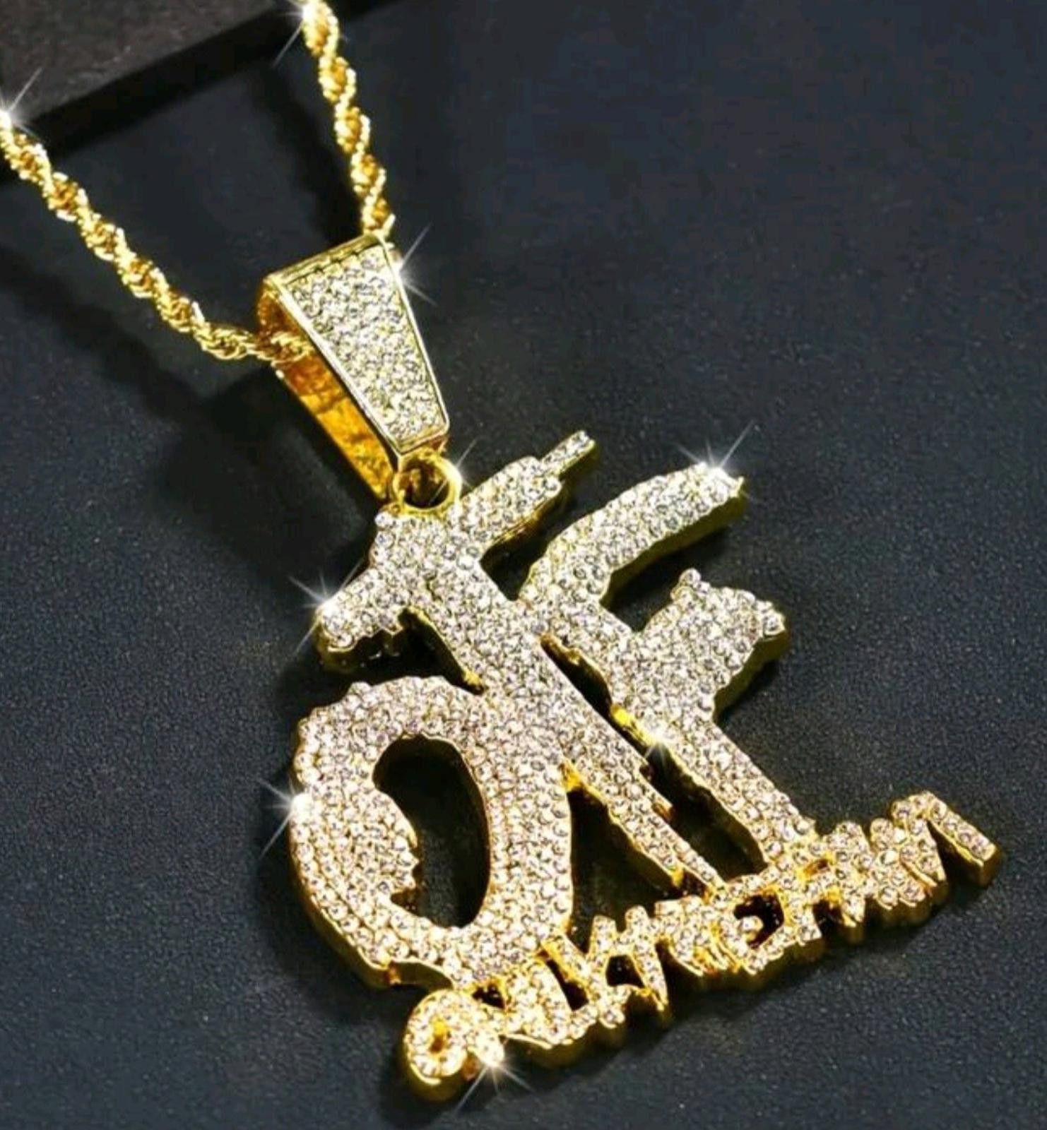 The Unbranded Brand OTF (Chain)-(Gold)-(Hip Hop)-(New)-(Zirconia)-$45.00 Size ONE SIZE - 3 Thumbnail