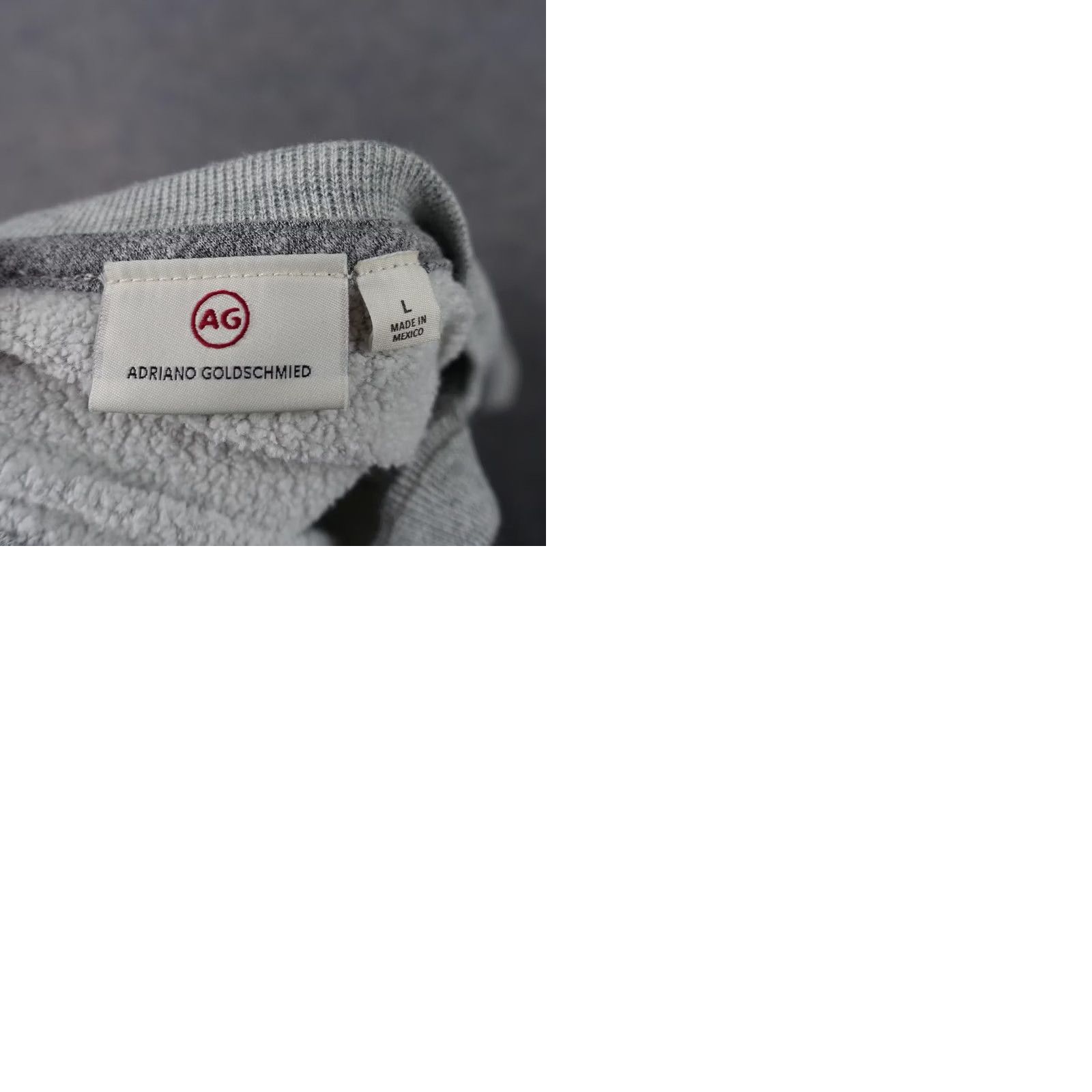 Vintage AG Adriano Goldschmied Sweatshirt Womens L Gray Balloon Sleeve Fleece Cozy Pullover Crew Neck Size L / US 10 / IT 46 - 9 Thumbnail