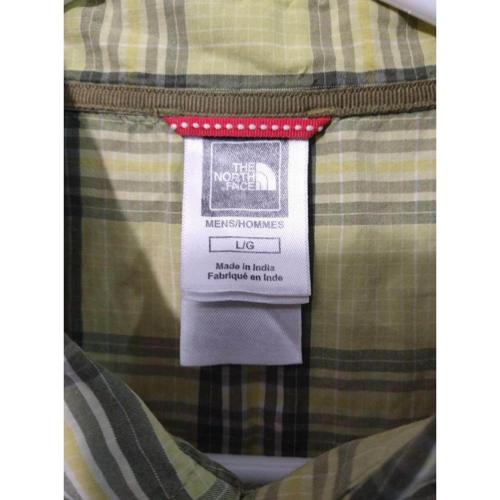 The North Face The North Face Shirt Mens L Yellow Plaid Button Up Short Sleeve Cotton Size US L / EU 52-54 / 3 - 5 Thumbnail