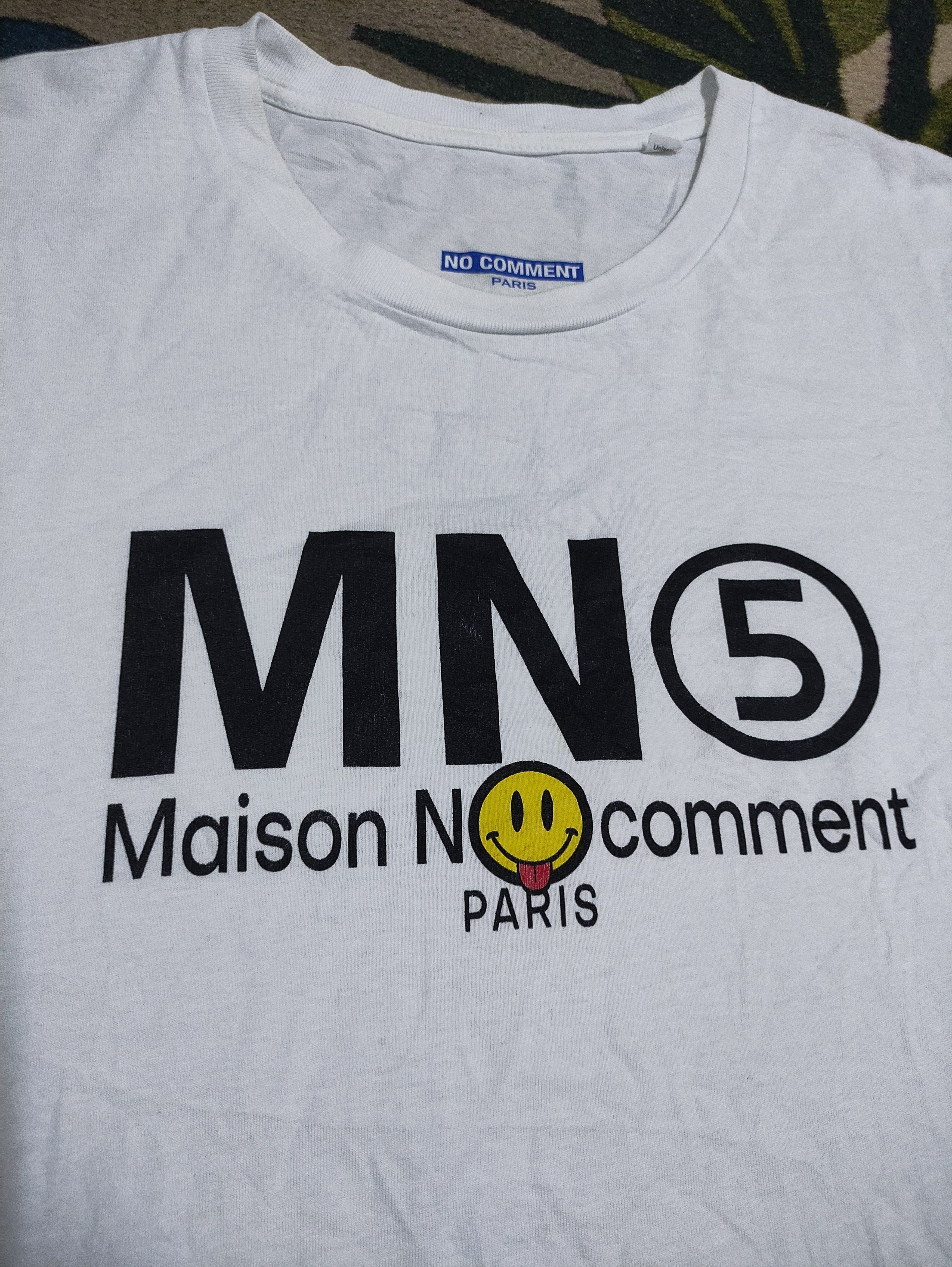 Hypebeast 🔥DOPE MN5 MAISON NO COMMENT PARIS Size US L / EU 52-54 / 3 - 3 Thumbnail