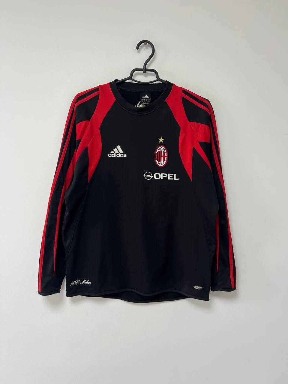 Adidas AC Milan 2004/2005 Training Sweatshirt Adidas Opel Mens S Size US S / EU 44-46 / 1 - 2 Thumbnail