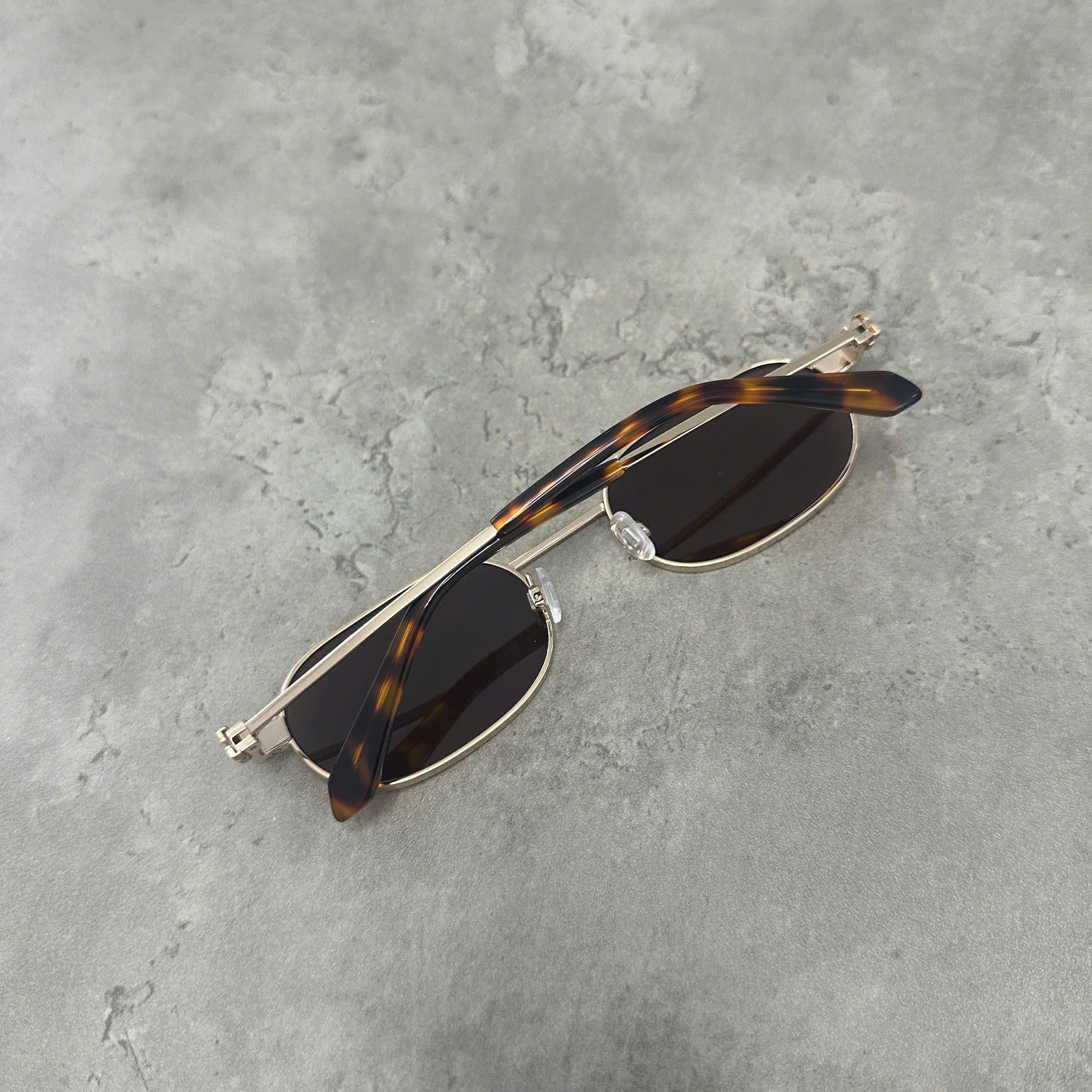 Off-White OFF WHITE Vaiden Oval Frame Sunglasses Size ONE SIZE - 3 Thumbnail