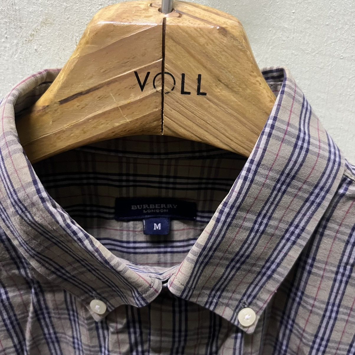 Burberry Rare Faded Burberry Nova Check Longsleeve Shirt Size US XL / EU 56 / 4 - 7 Thumbnail