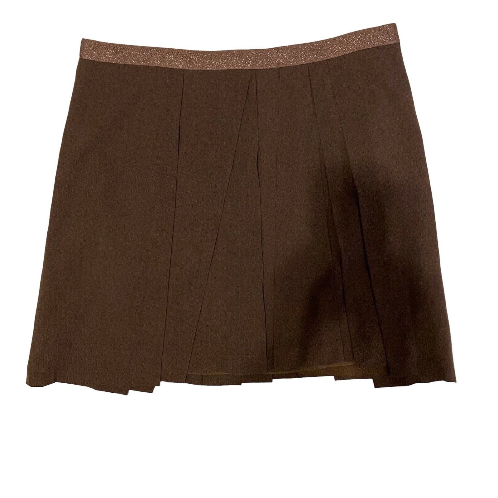 Brunello Cucinelli $965 Brunello Cucinelli 48 12 Skirt Wool Asymmetrical Pleate Size 34" / US 12 / IT 48 - 1 Thumbnail