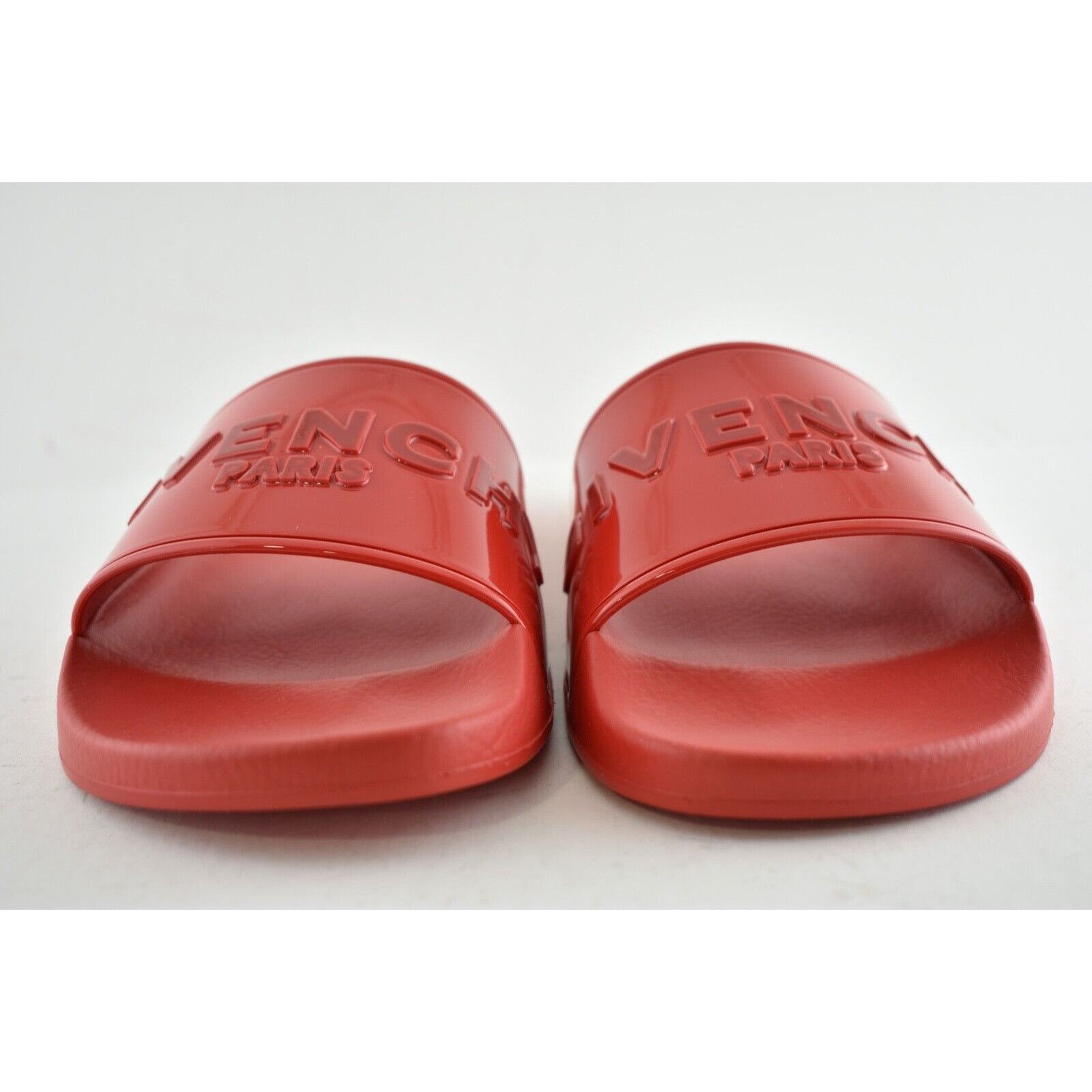 Givenchy Givenchy Paris Red Rubber Logo Embossed Slide On Pool Size US 11 / IT 41 - 6 Thumbnail