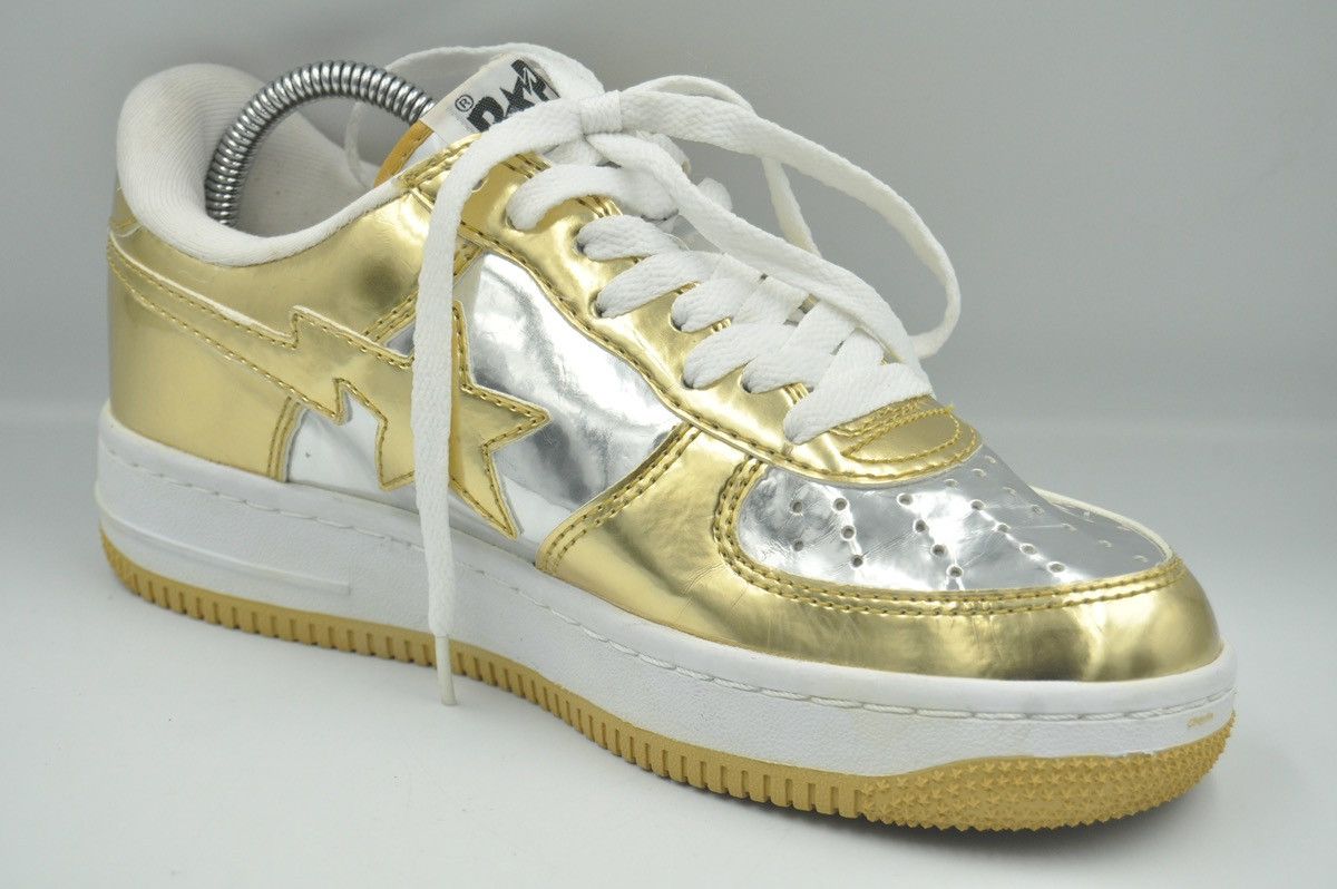 Bape Bape - 2009 - Baby Milo Patent Leather Bapesta Size US 5 / EU 37 - 7 Thumbnail