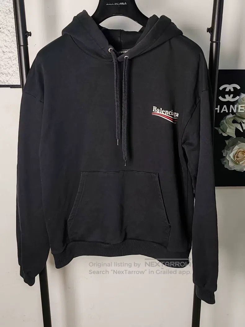Balenciaga Balenciaga Wave Pattern Hoodie Size US S / EU 44-46 / 1 - 1 Thumbnail