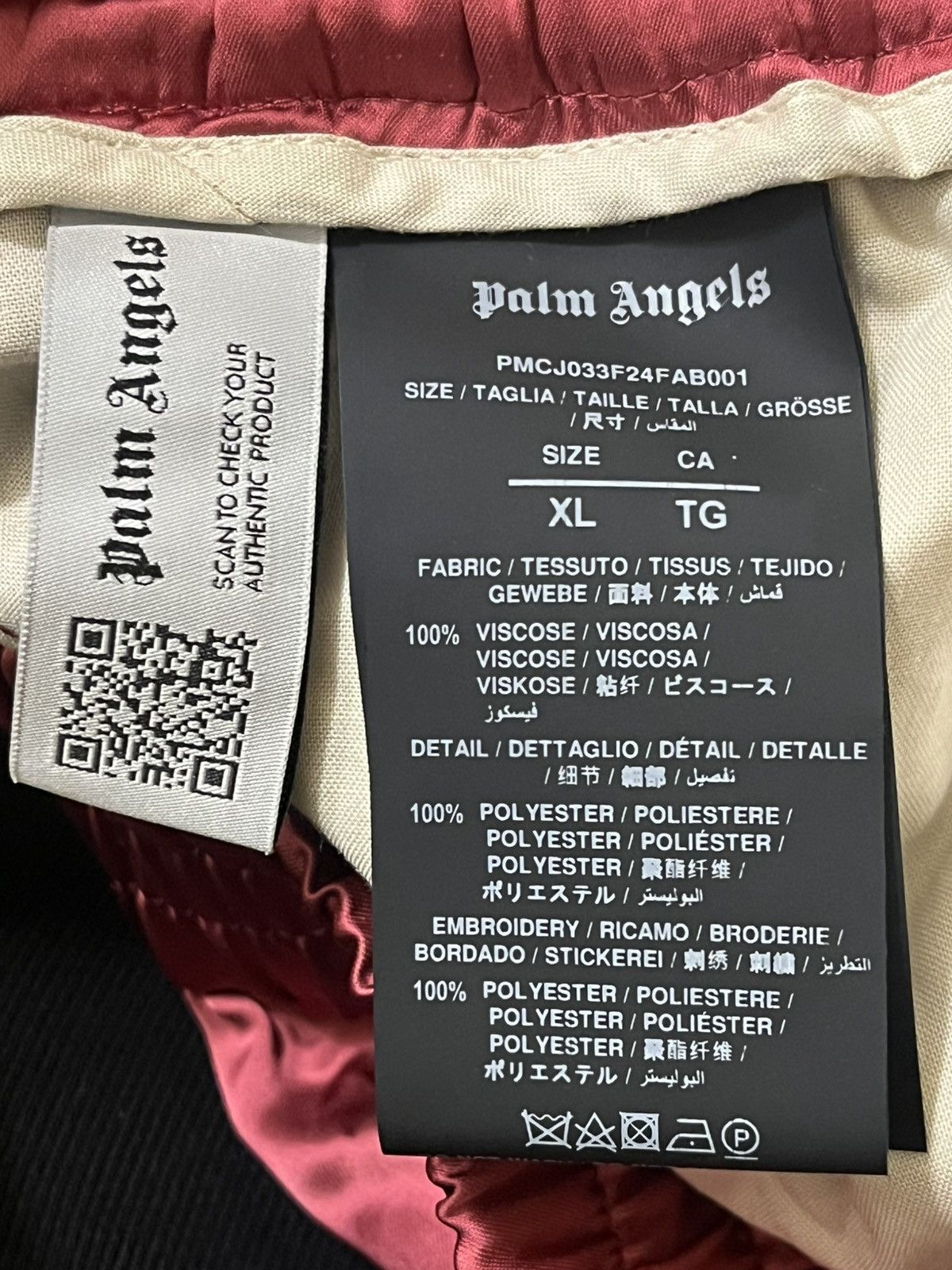 Palm Angels Palm Angels Logo Embroidered Loose Fit Track Pants XL Size US 36 / EU 52 - 9 Thumbnail