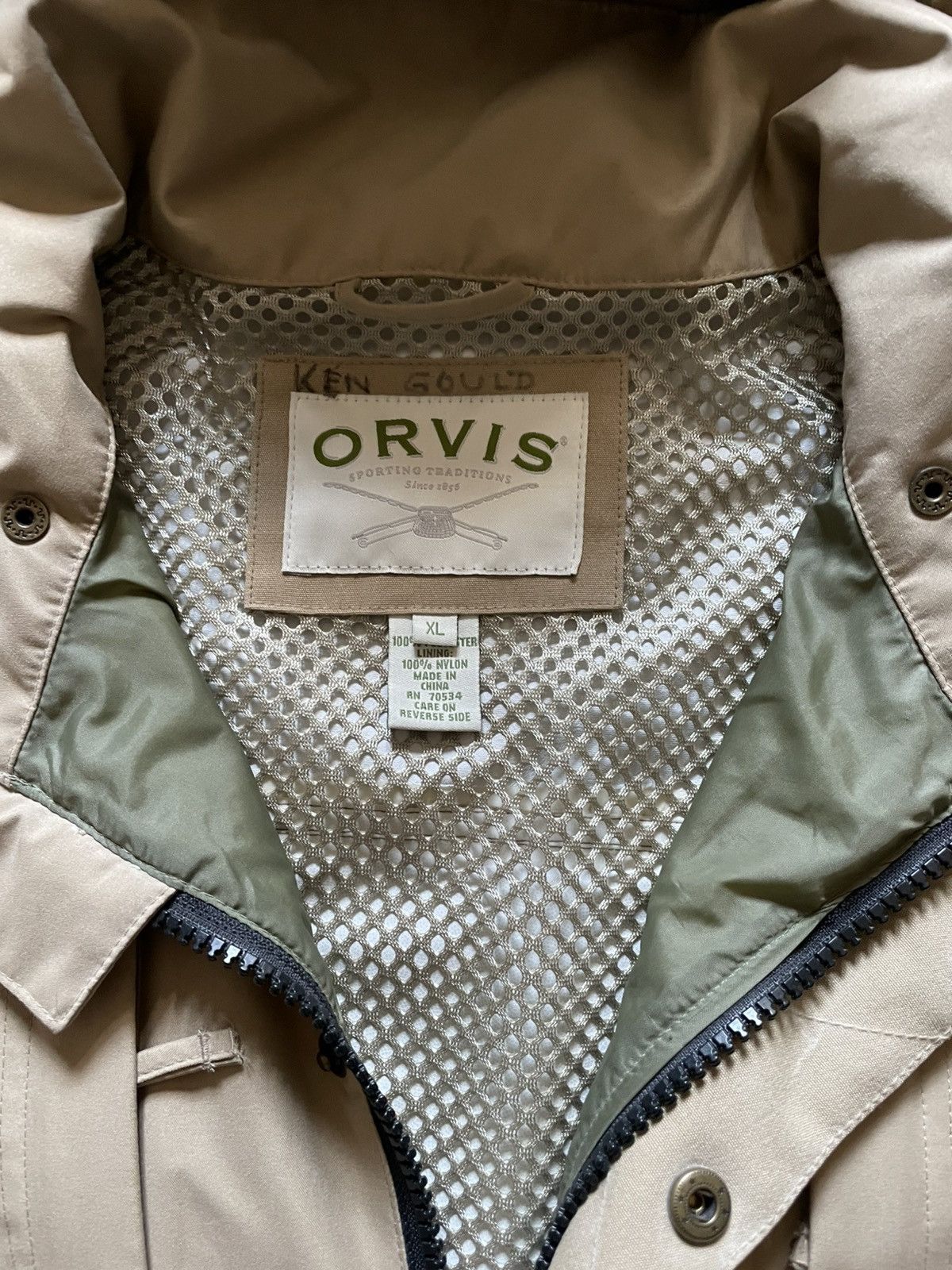 Orvis Vintage Orvis Jacket Hooded Chore Safari Anorak Sz XL Size US XL / EU 56 / 4 - 3 Thumbnail