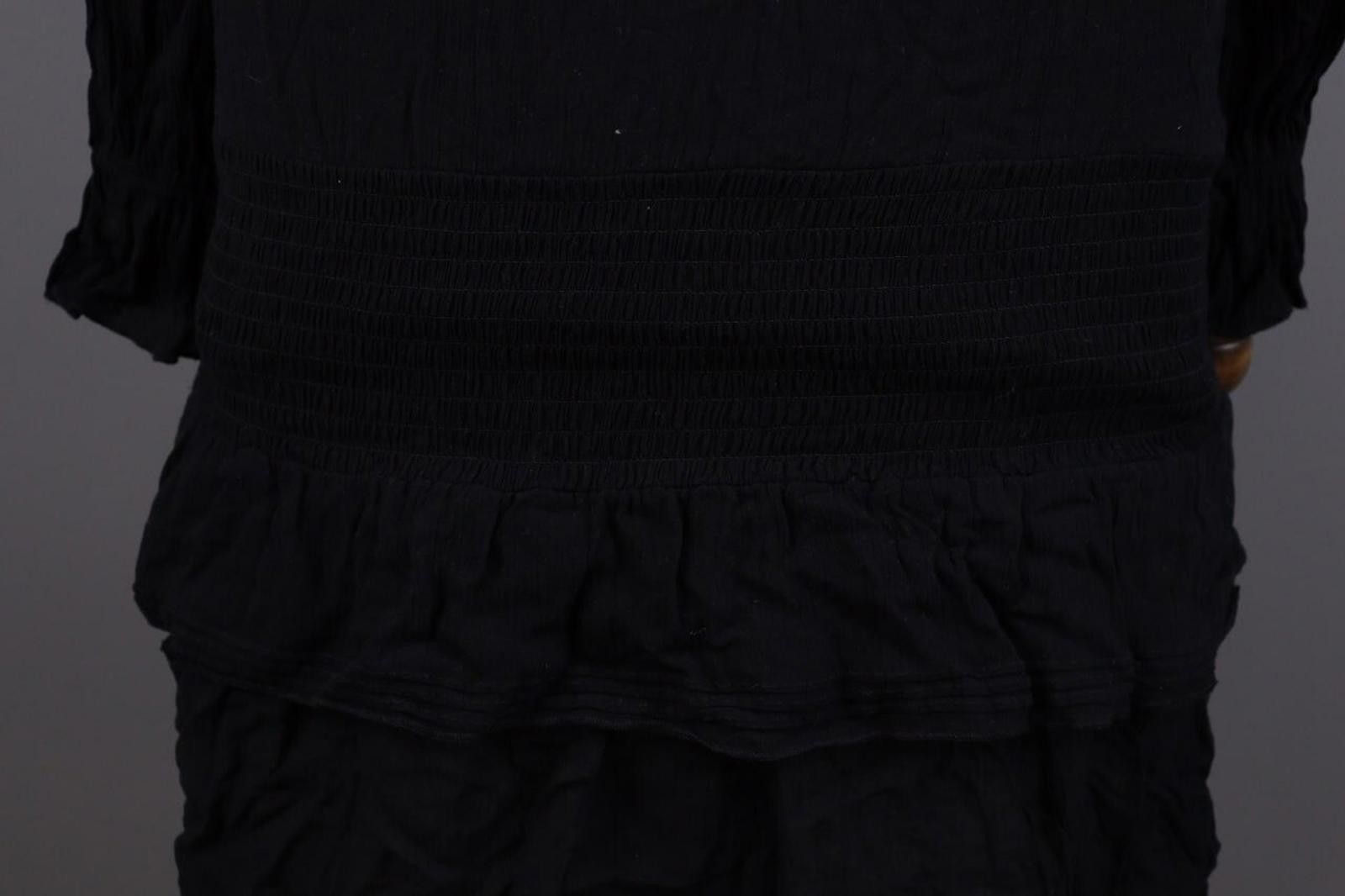 Wilkes Bashford BA&SH Black Vinil Noir Lagenlook Relaxed Midi Dress 2 / M Size M / US 6-8 / IT 42-44 - 10 Thumbnail