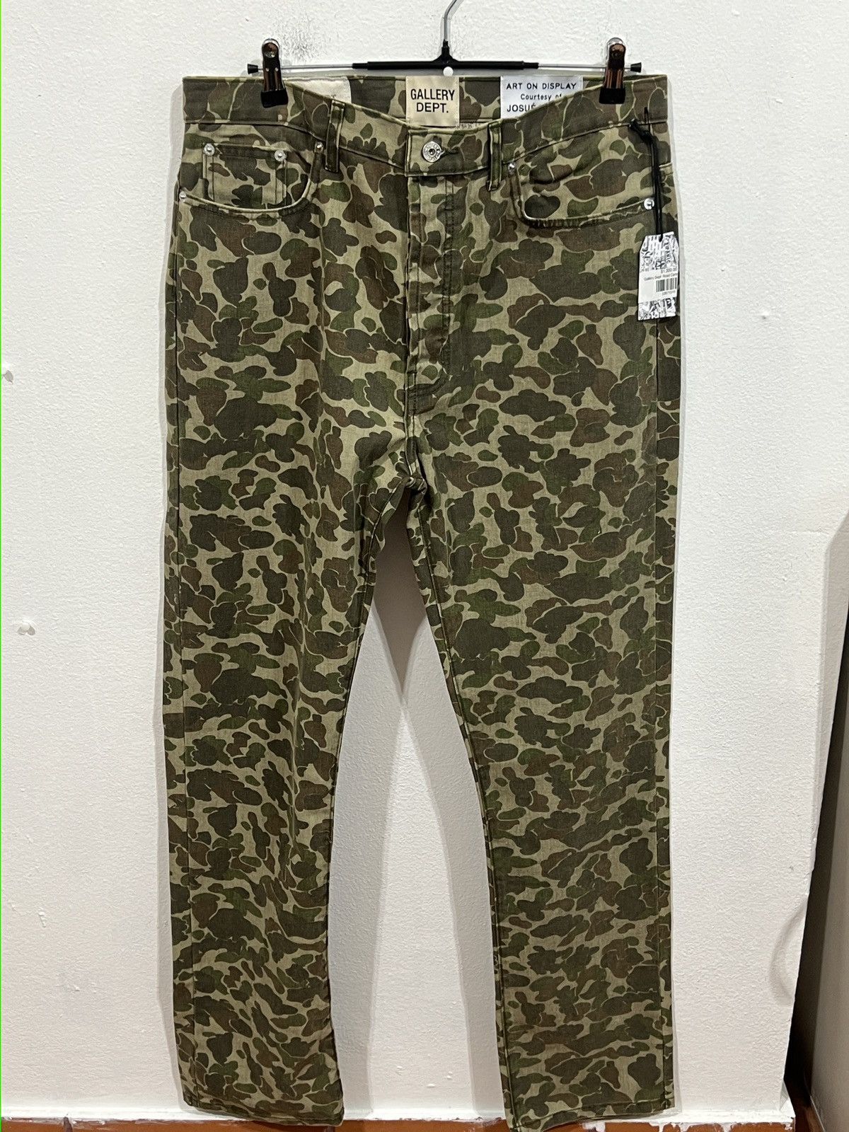 Gallery Dept. Gallery Dept Road Camo Jeans Size US 34 / EU 50 - 1 Thumbnail