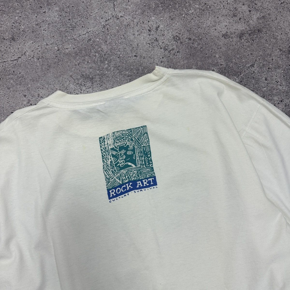 Vintage Vintage 90s Bali Rock Art tee Culture Survival Boping y2k og Size US XL / EU 56 / 4 - 4 Thumbnail