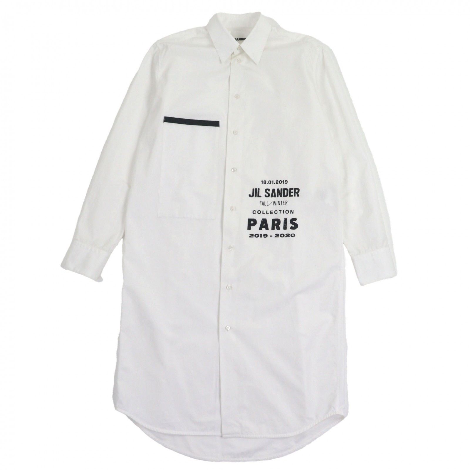 Jil Sander Jil Sander Jil Sander Cotton Long Sleeve Shirt Textile Dress Shirt JSMP742235 DUTY FREE for USA Size ONE SIZE - 1 Thumbnail