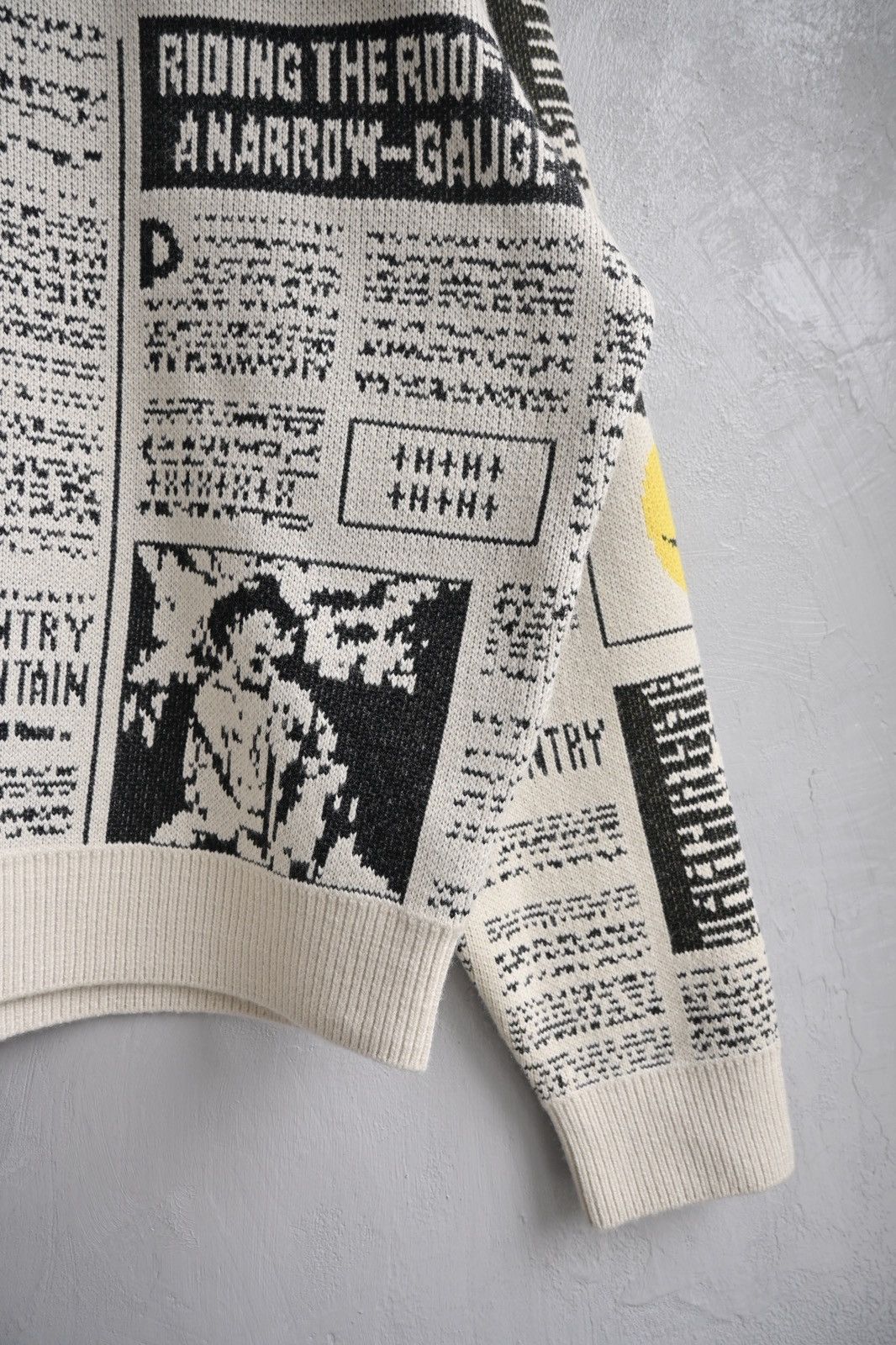 Kapital Kountry Kapital 8G newspaper knit sweater Size US M / EU 48-50 / 2 - 7 Thumbnail